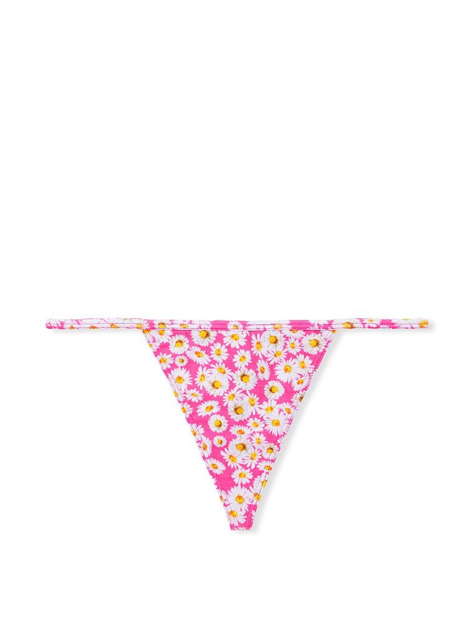 Pink Fizz Mini Daisy Dream Stretch Cotton G String Panty - Image 3 of 3