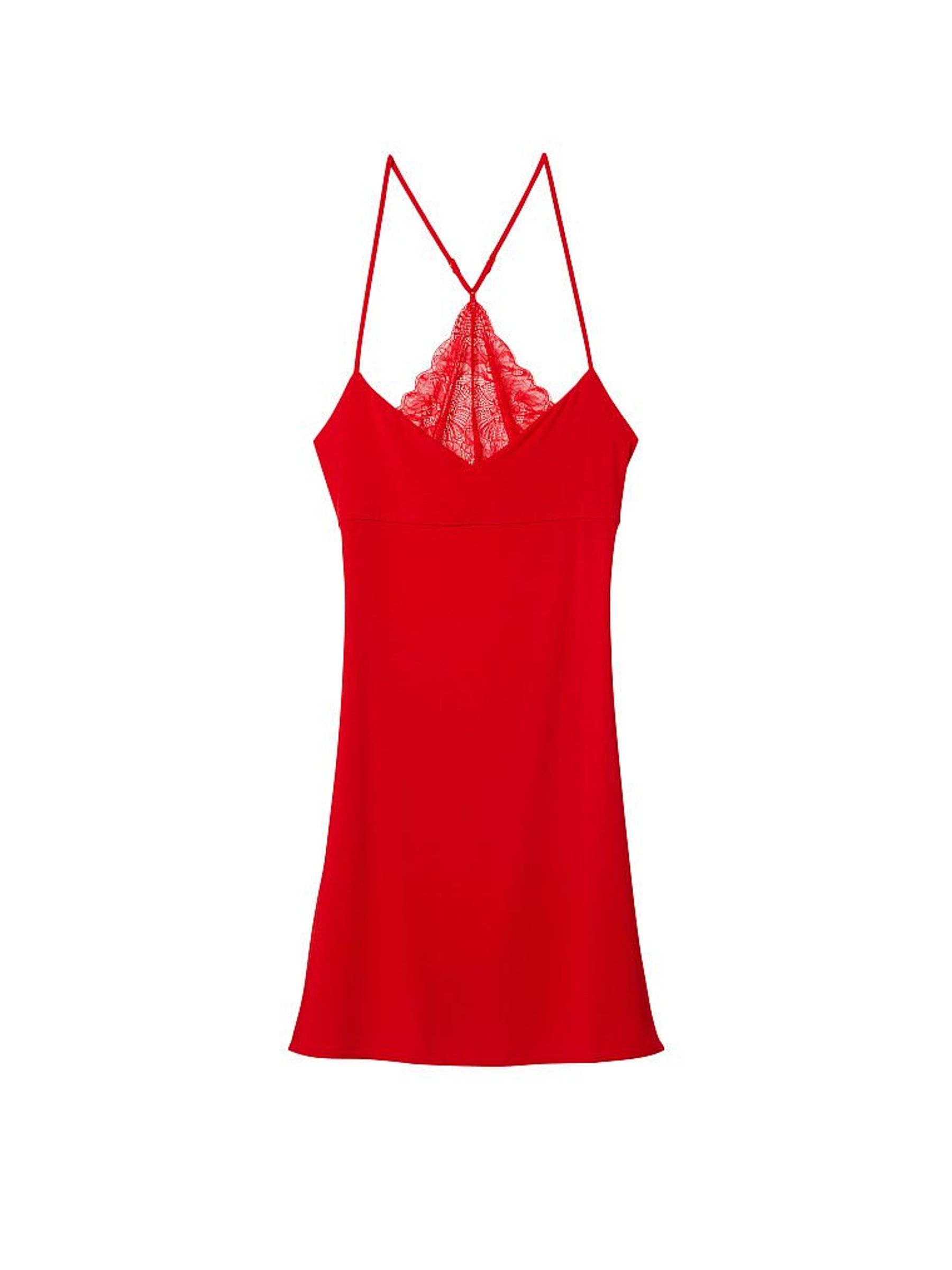 Lipstick Modal Lace Mini Slip - Image 4 of 4