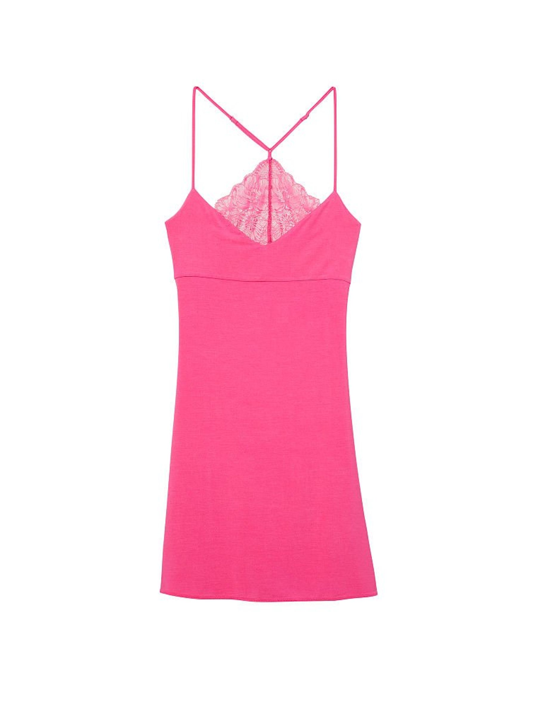 Pink Fever Modal LaceBack Mini Slip - Image 3 of 3