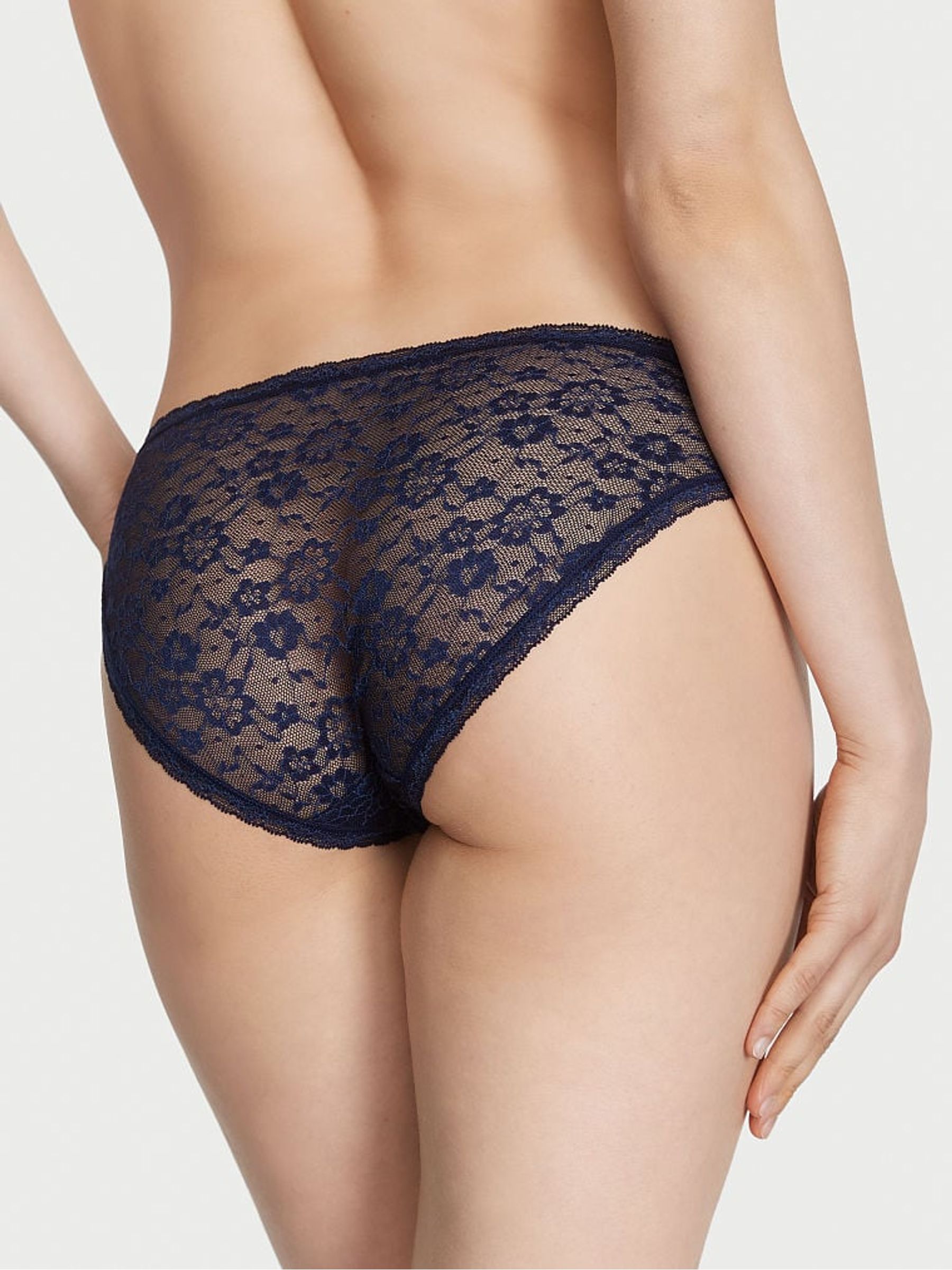 Noir Navy Blue Bikini Knickers - Image 2 of 3