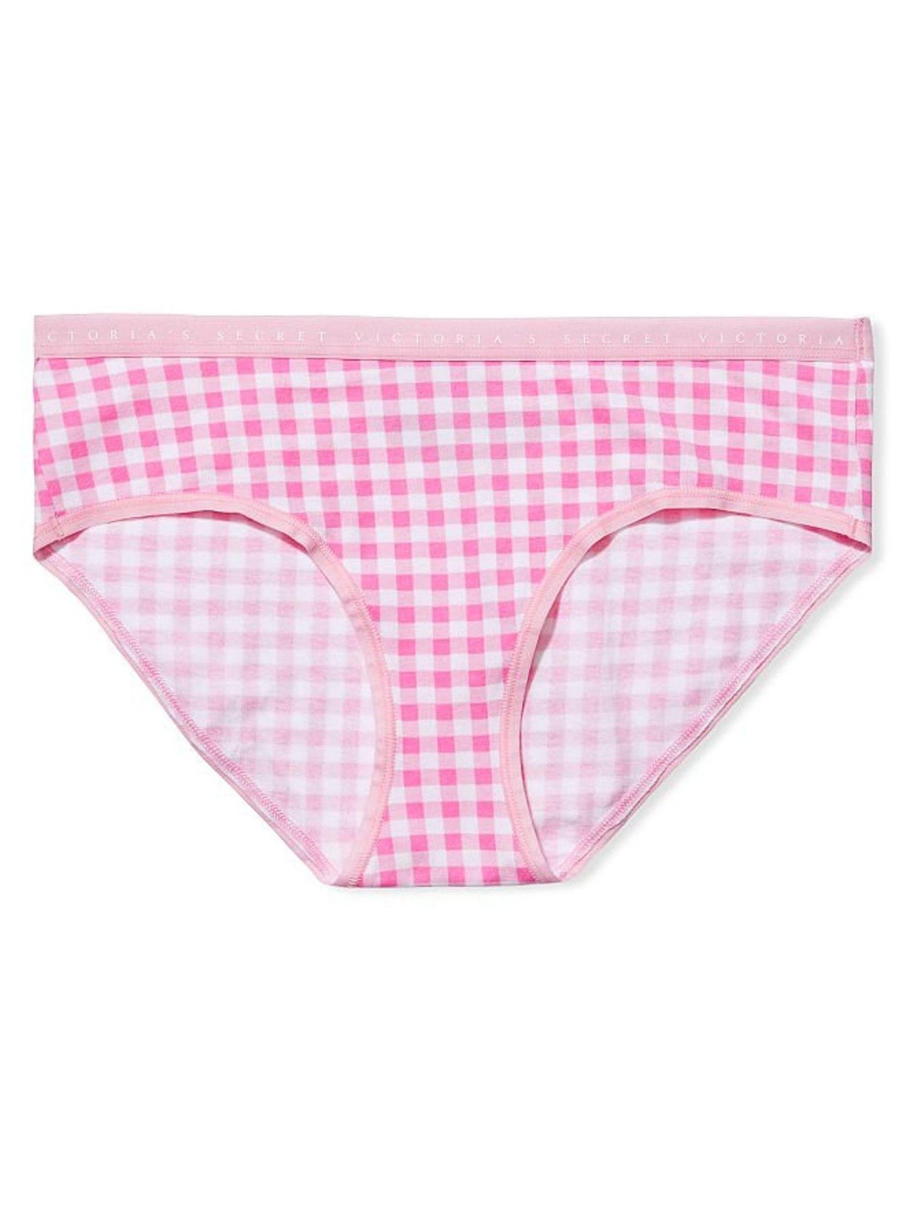 Pink Darling Gingham Stretch Cotton Hiphugger Panty - Image 1 of 1