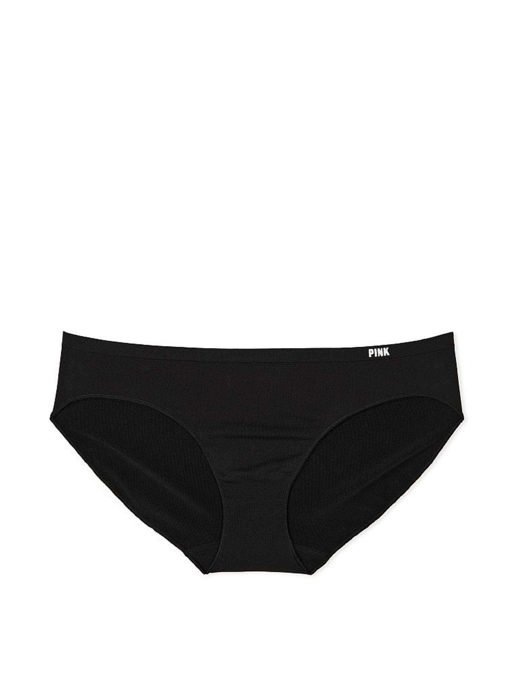 Pure Black Seamless Bikini Knickers - Image 3 of 3