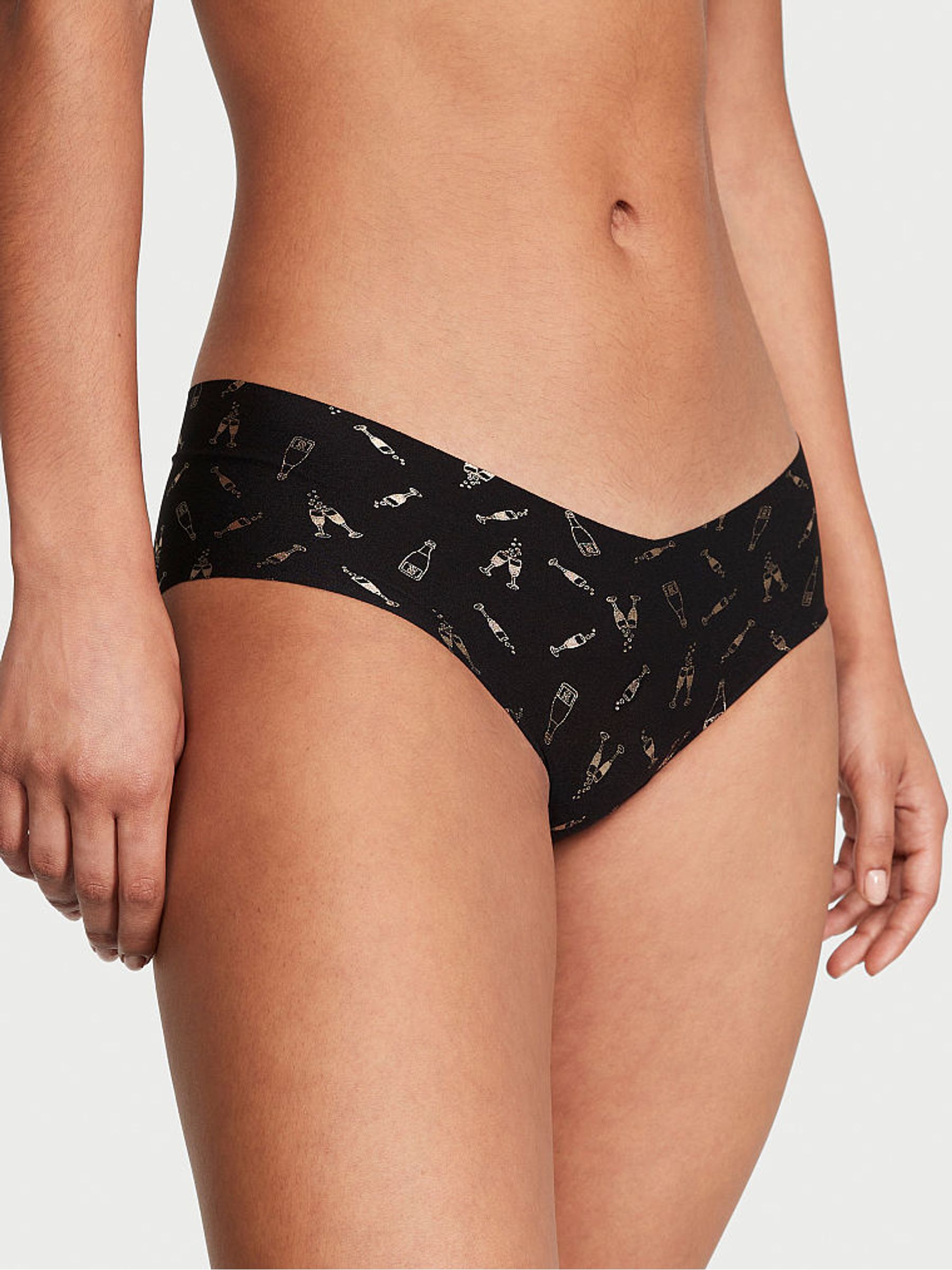 Black Cheers Smooth Hipster Knickers - Image 1 of 3