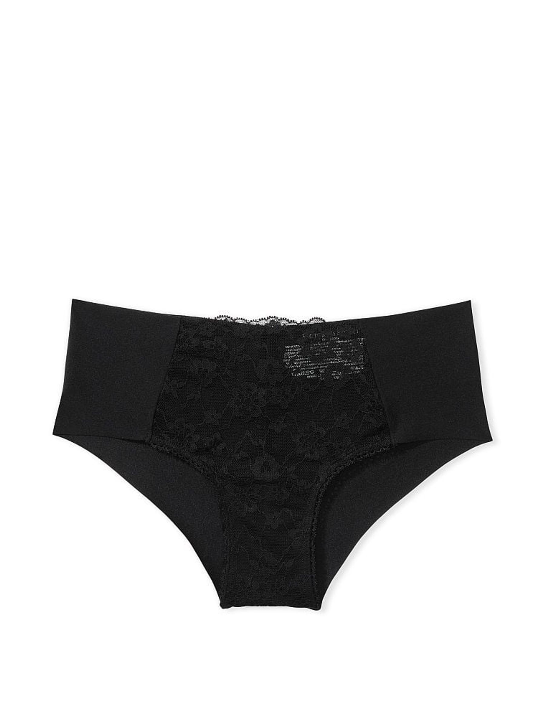 Black Posey Lace Cheeky No-Show Knickers - Image 3 of 3