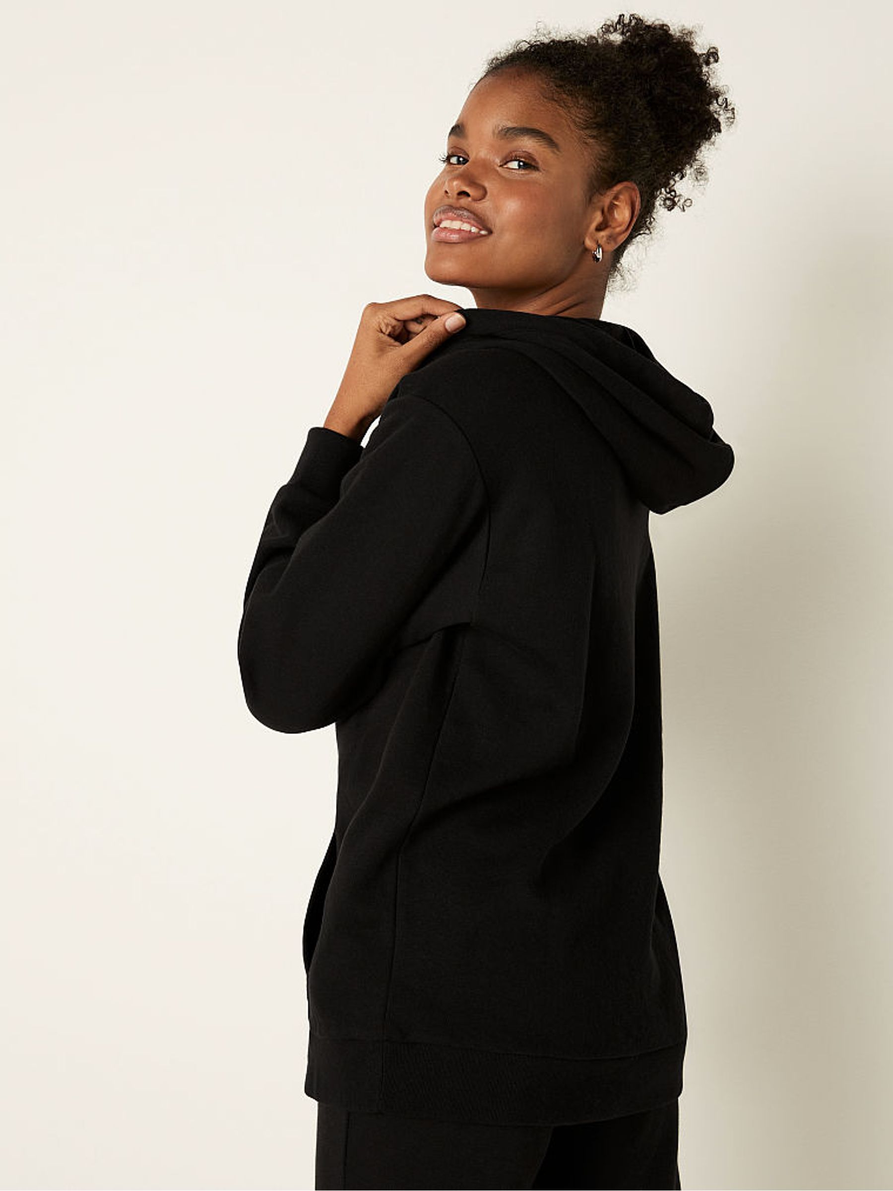 Black Everyday Lounge Campus Hoodie - Image 2 of 4