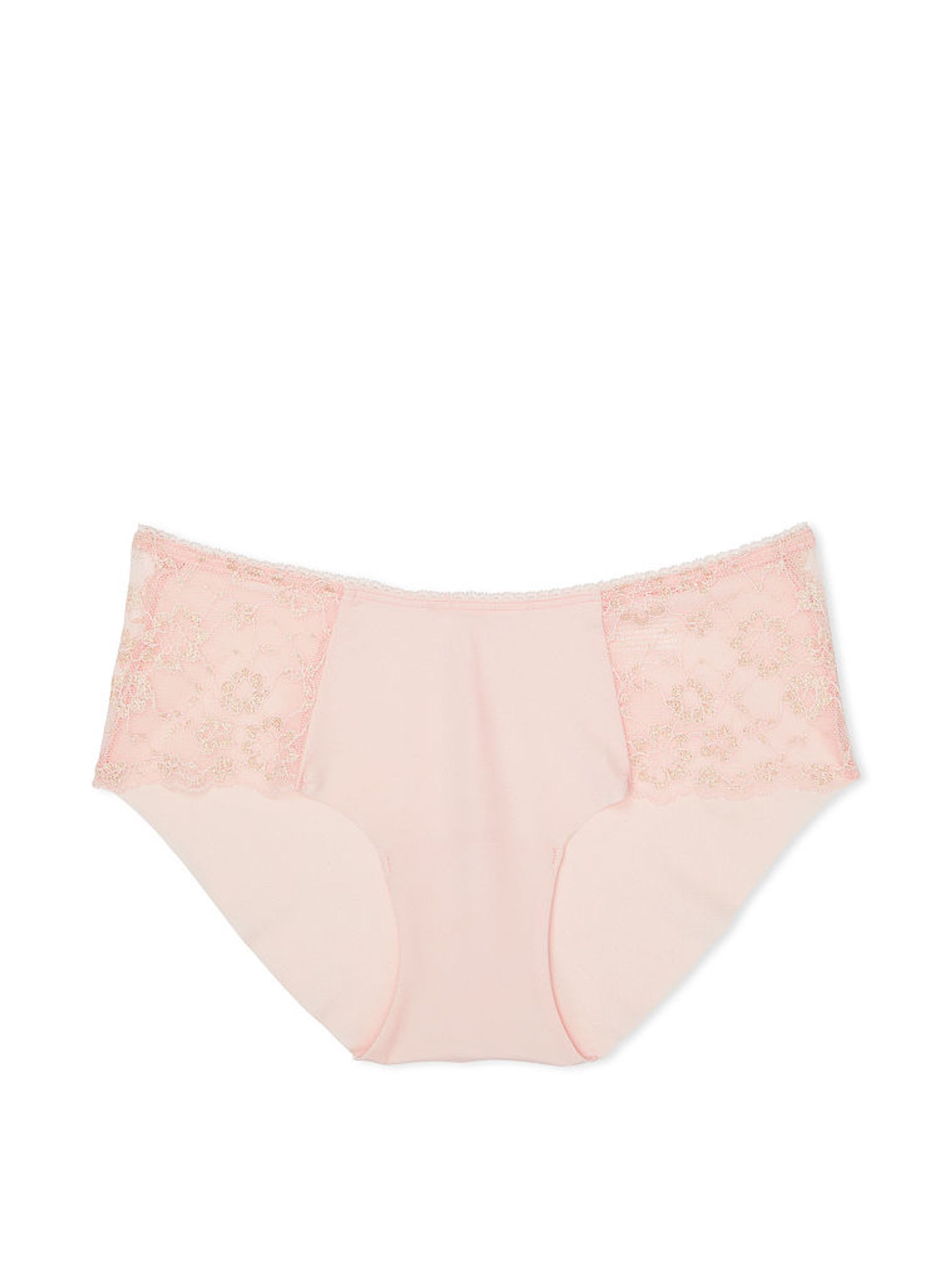 Purest Pink Gold Posey Lace Thong Knickers - Image 1 of 1