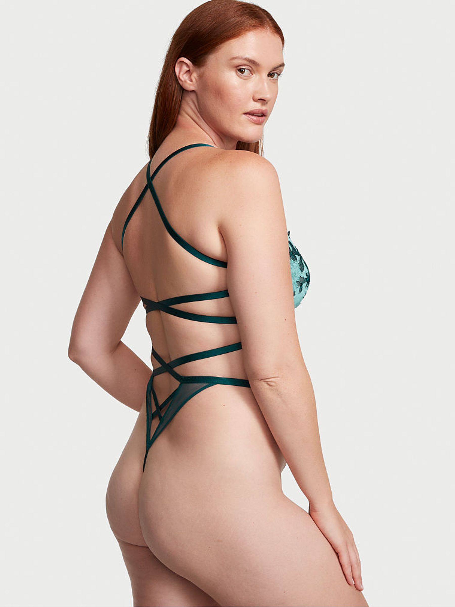 Black Ivy Green Unlined Bodysuit - Image 2 of 3