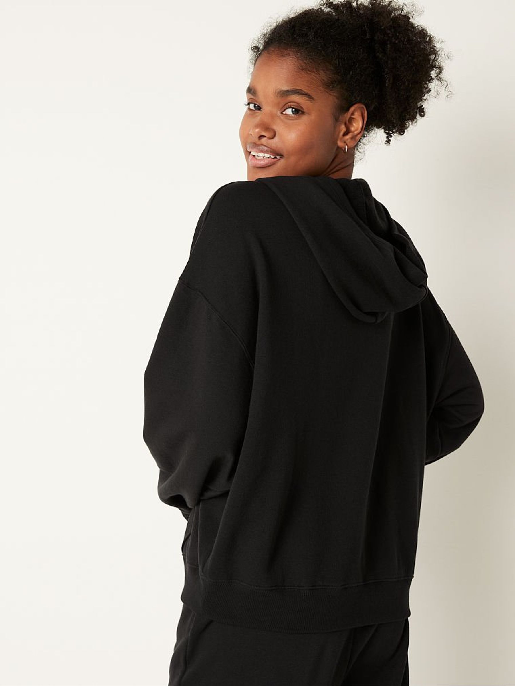 Pure Black Pullover Sweatshirt - Image 2 of 3 Pure Black Pullover Sweatshirt - Image 2 of 3