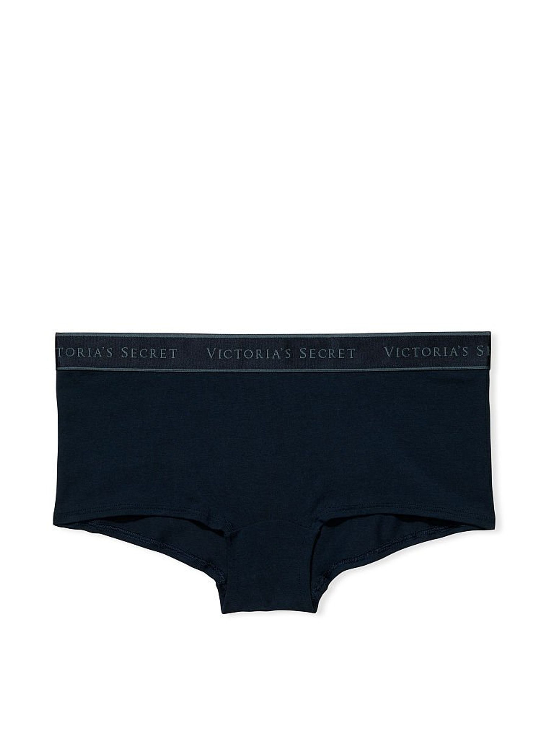 Noir Navy Blue Cotton Logo Short Knickers - Image 3 of 3