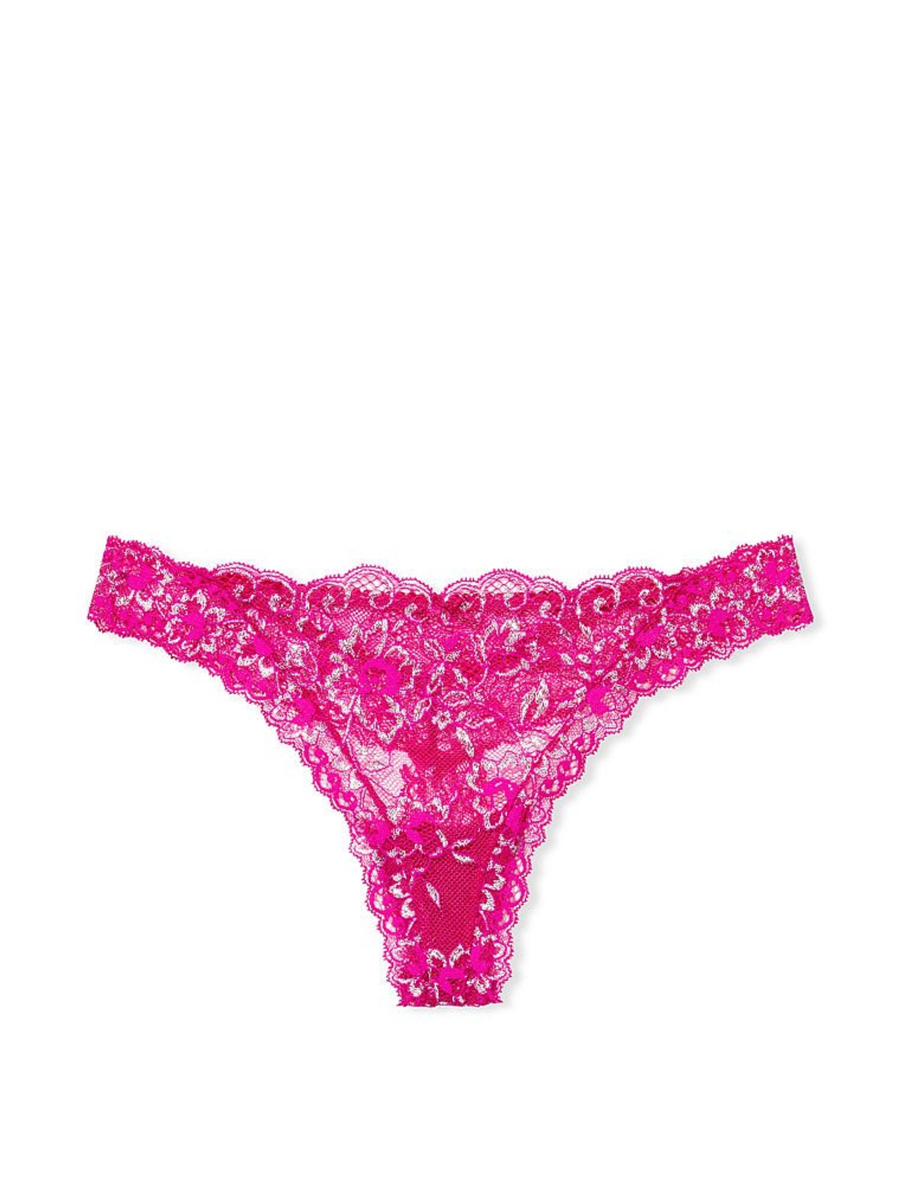 Wicked Rose Allure Lace Thong - Image 3 of 3