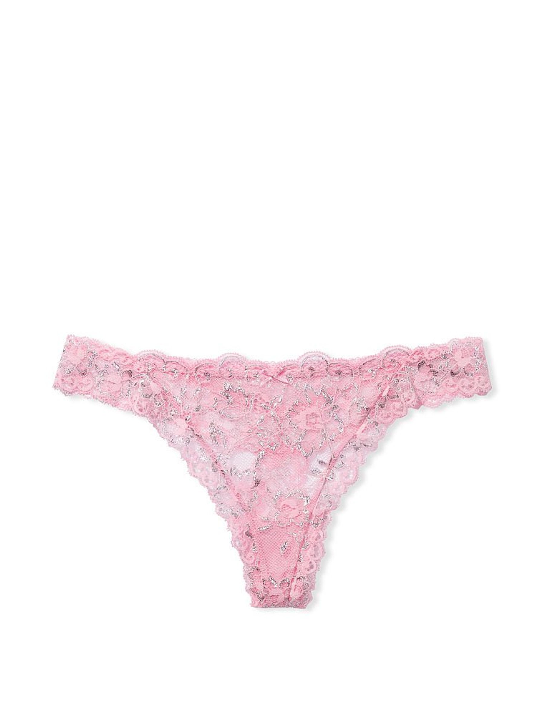 Pink Allure Lace Thong - Image 3 of 3