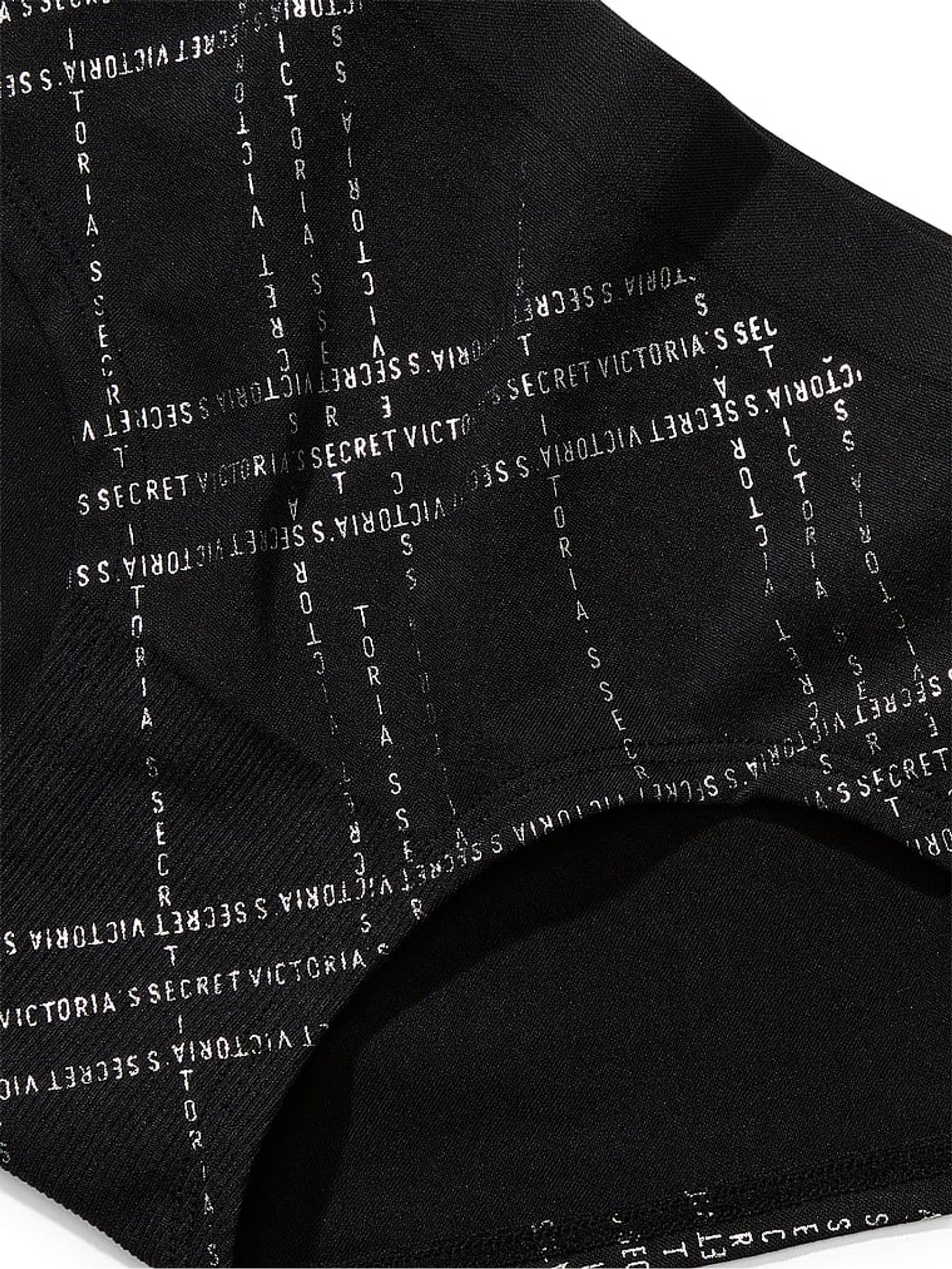 Black Logo Tartan Smooth Hipster Knickers - Image 4 of 4