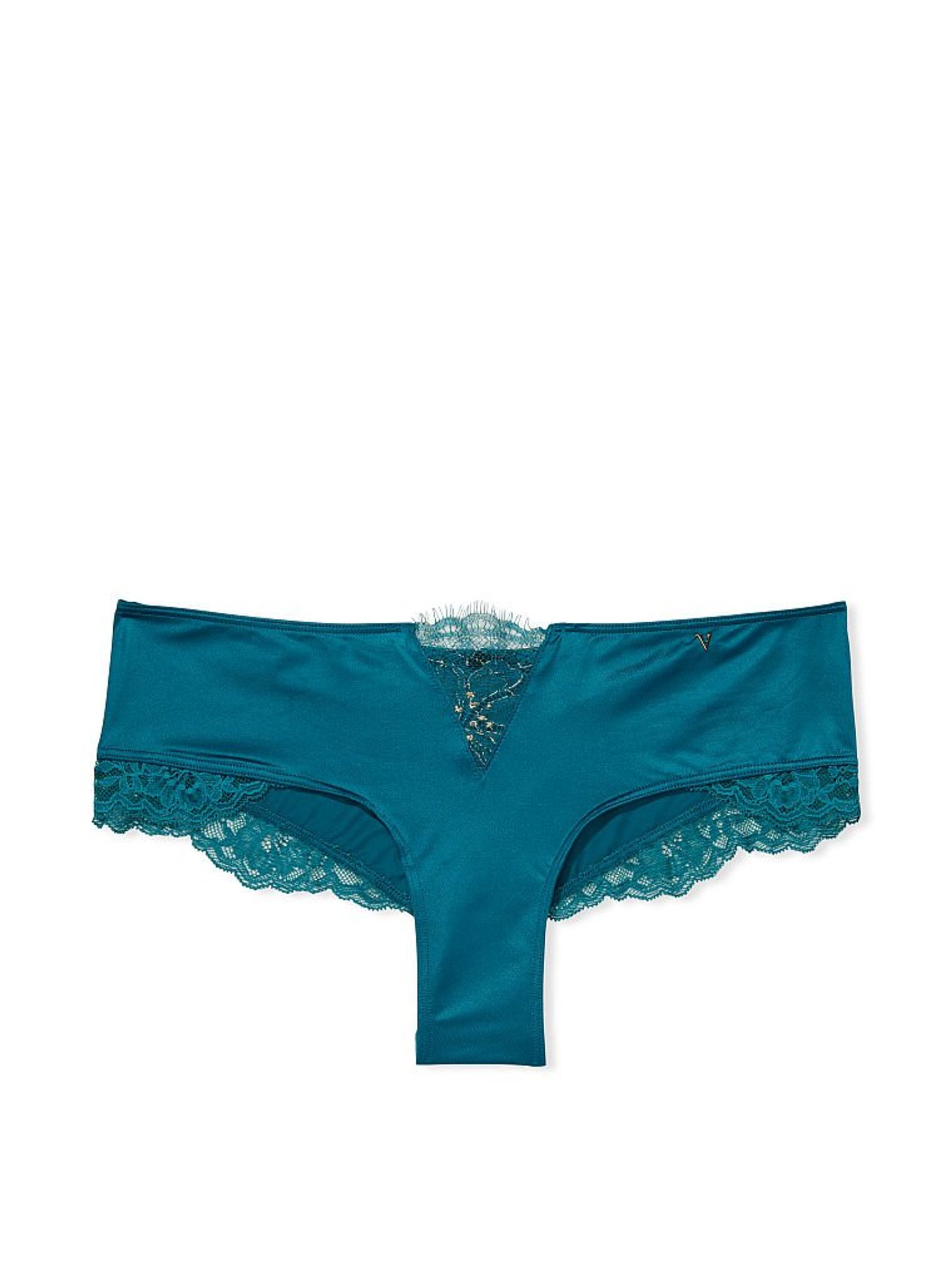 Blue Saphire Lace Insert Cheeky Knickers - Image 4 of 4