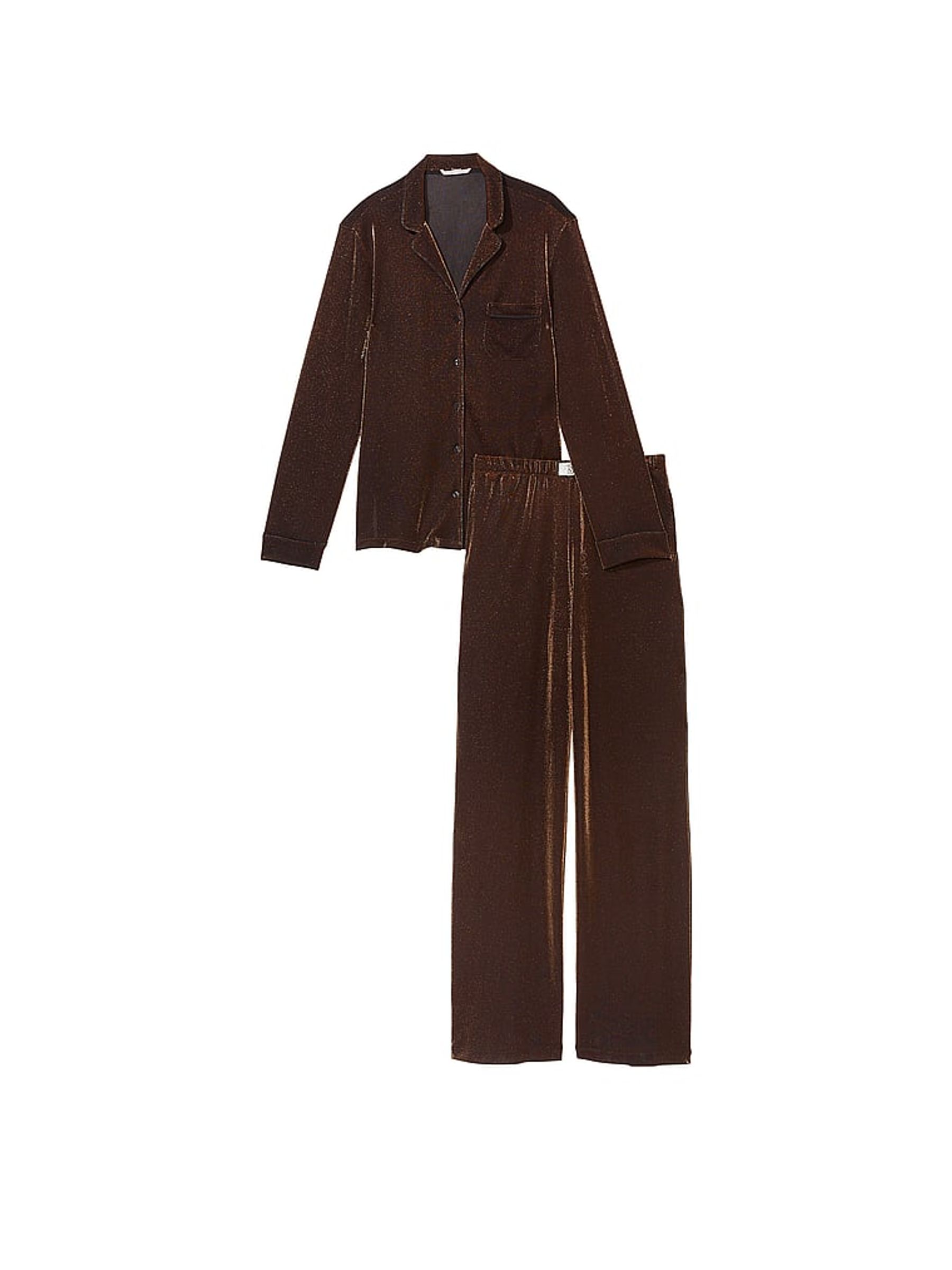 Gold Shine Long Pyjamas - Image 3 of 3