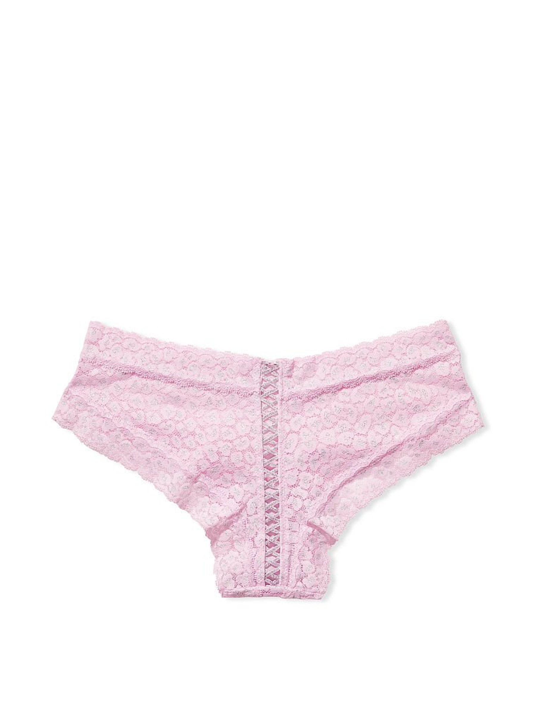 Lusty Lilac Purple Lace Cheeky Panty - Image 2 of 2