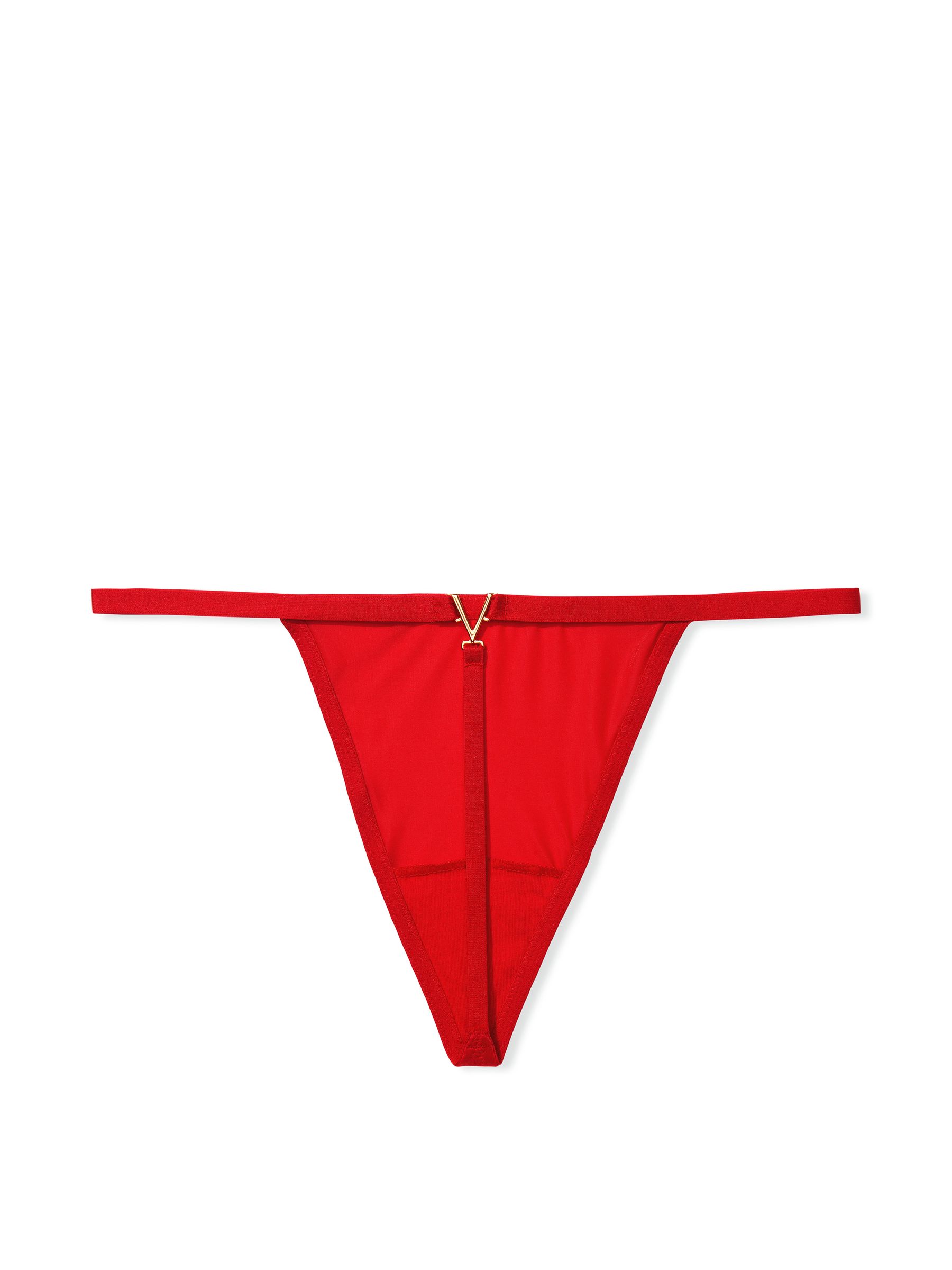 Lipstick Red Smooth G String Knickers - Image 4 of 4