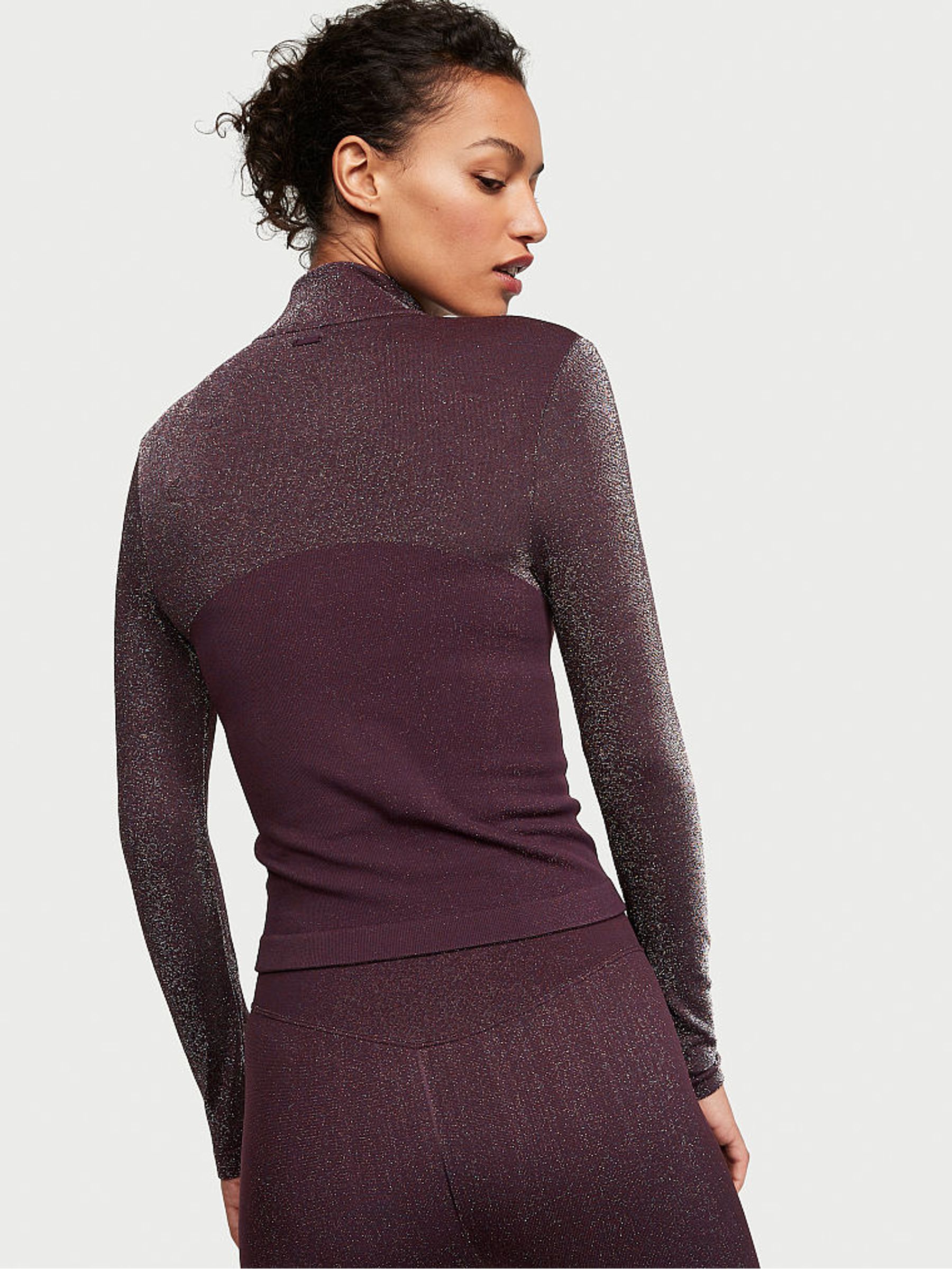 Winter Wine Purple Seamless Sports Jacket - Image 2 of 3