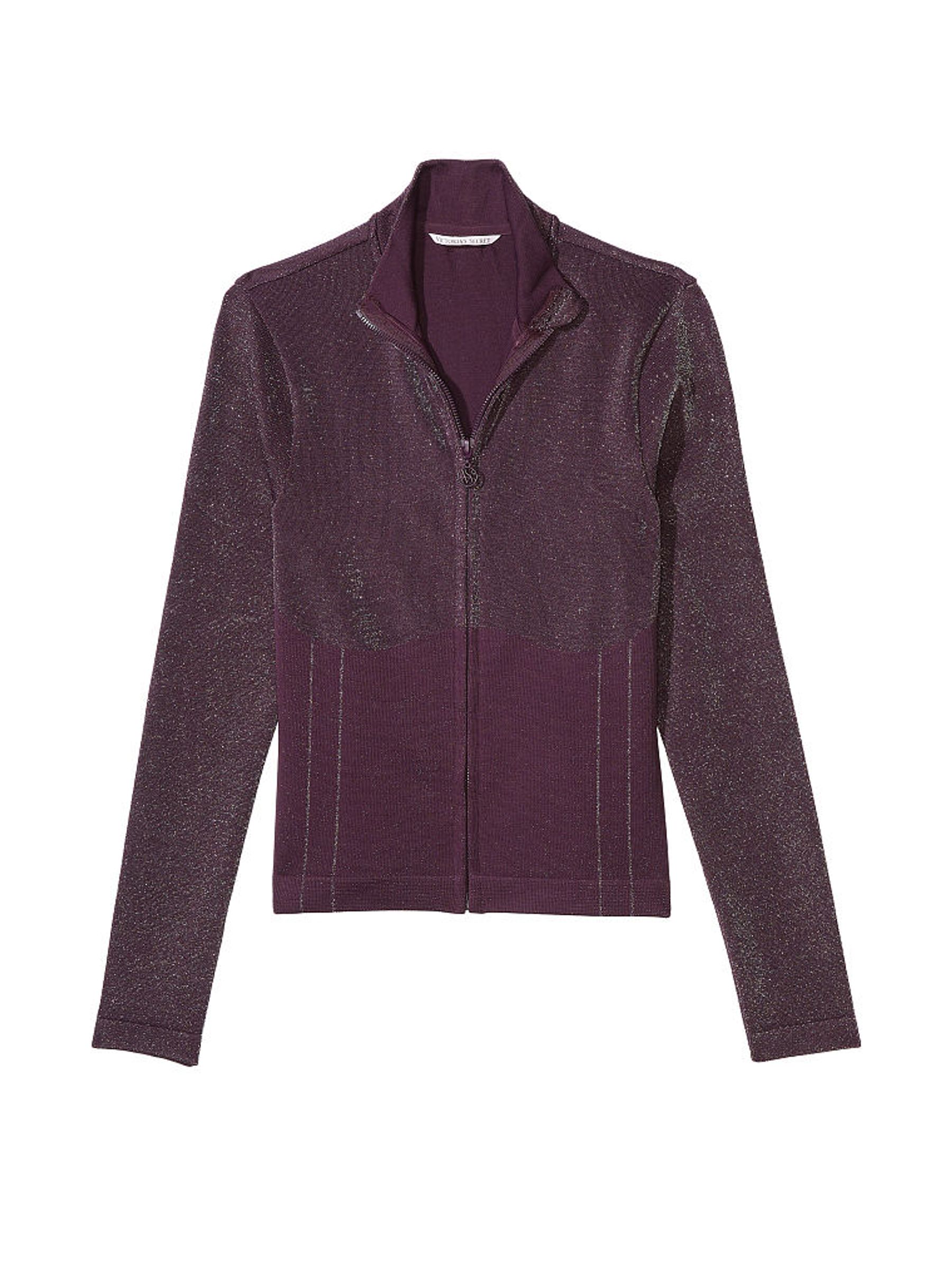 Winter Wine Purple Seamless Sports Jacket - Image 3 of 3