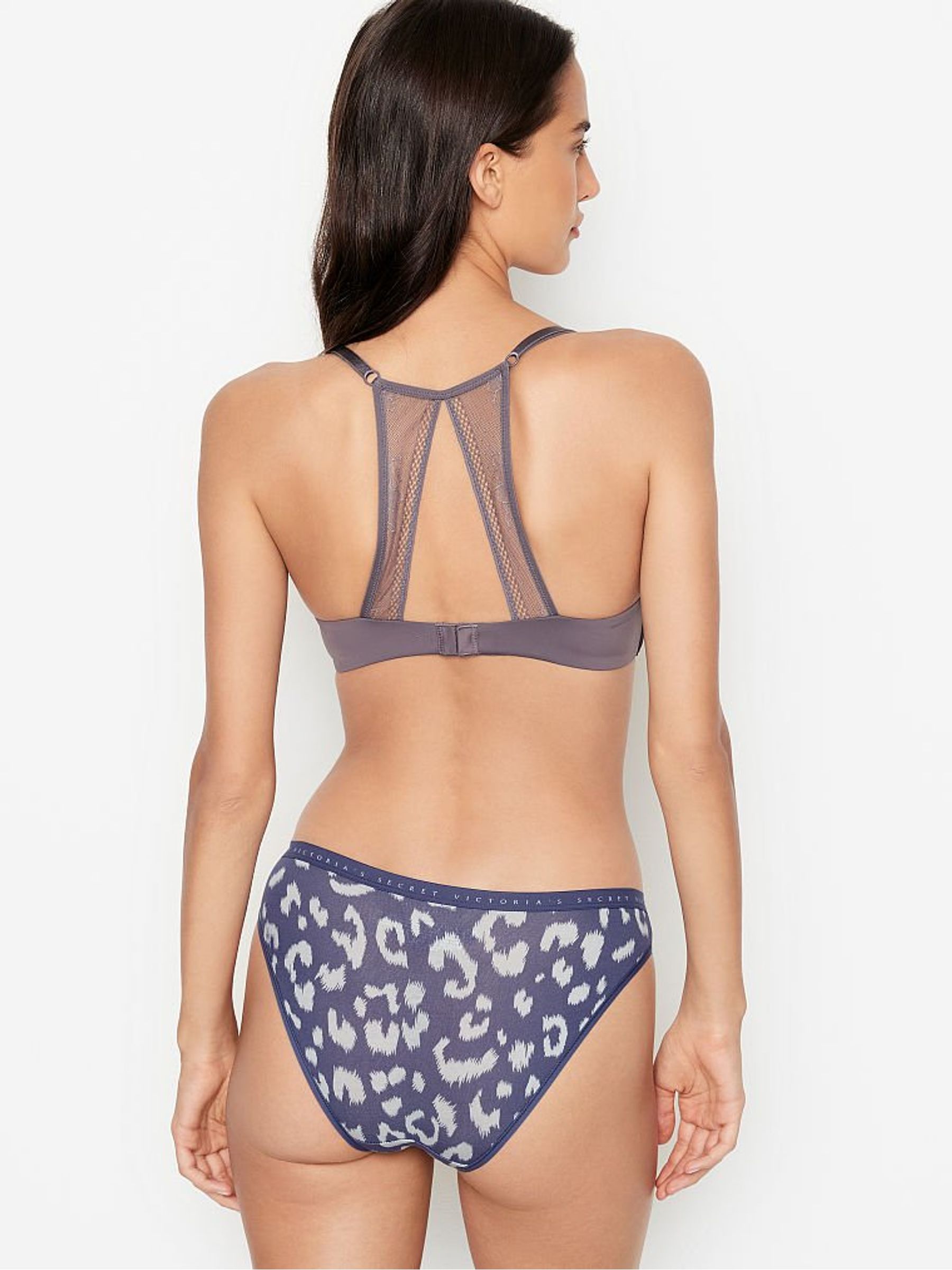 Blue Stretch Cotton Bikini Panty - Image 2 of 3