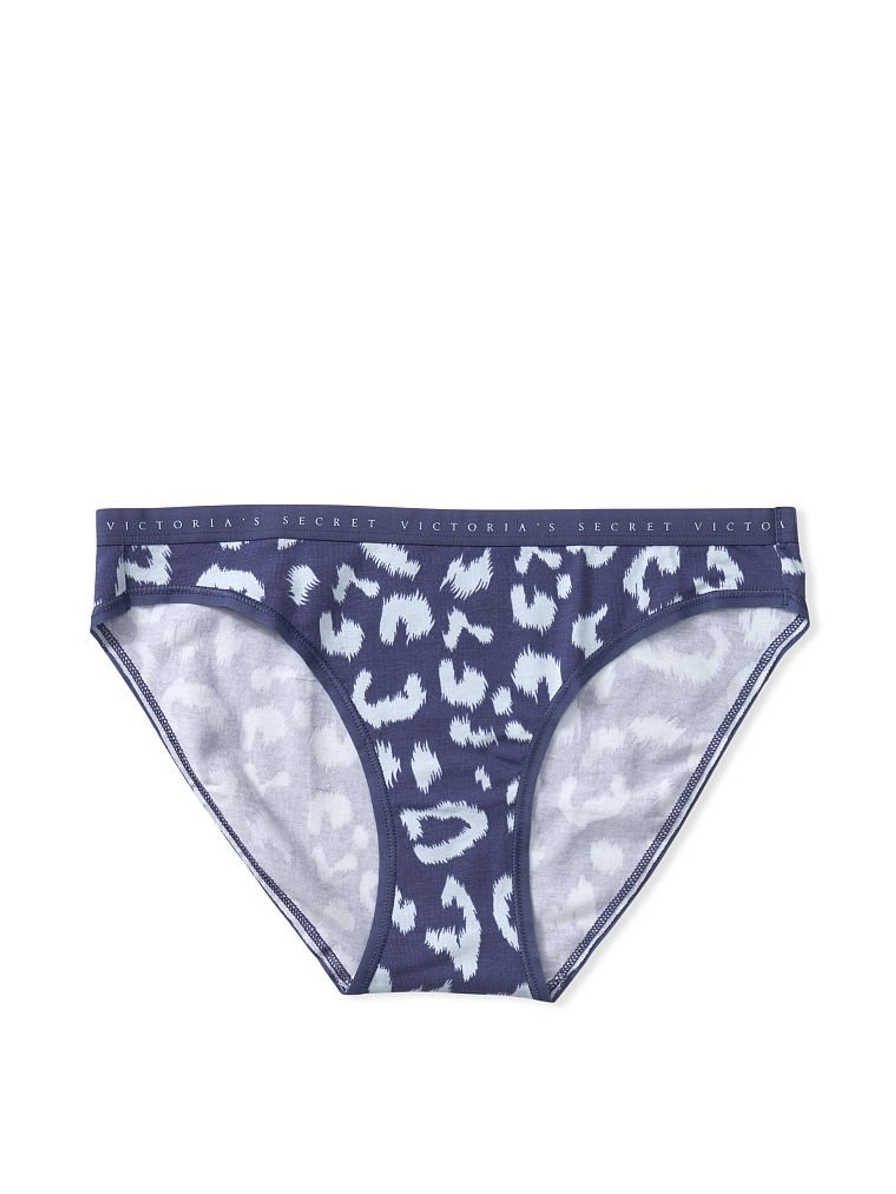Blue Stretch Cotton Bikini Panty - Image 3 of 3