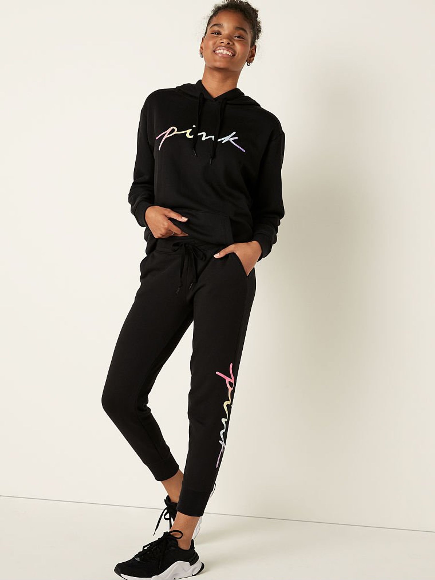 Black Everyday Lounge Skinny Jogger - Image 1 of 4