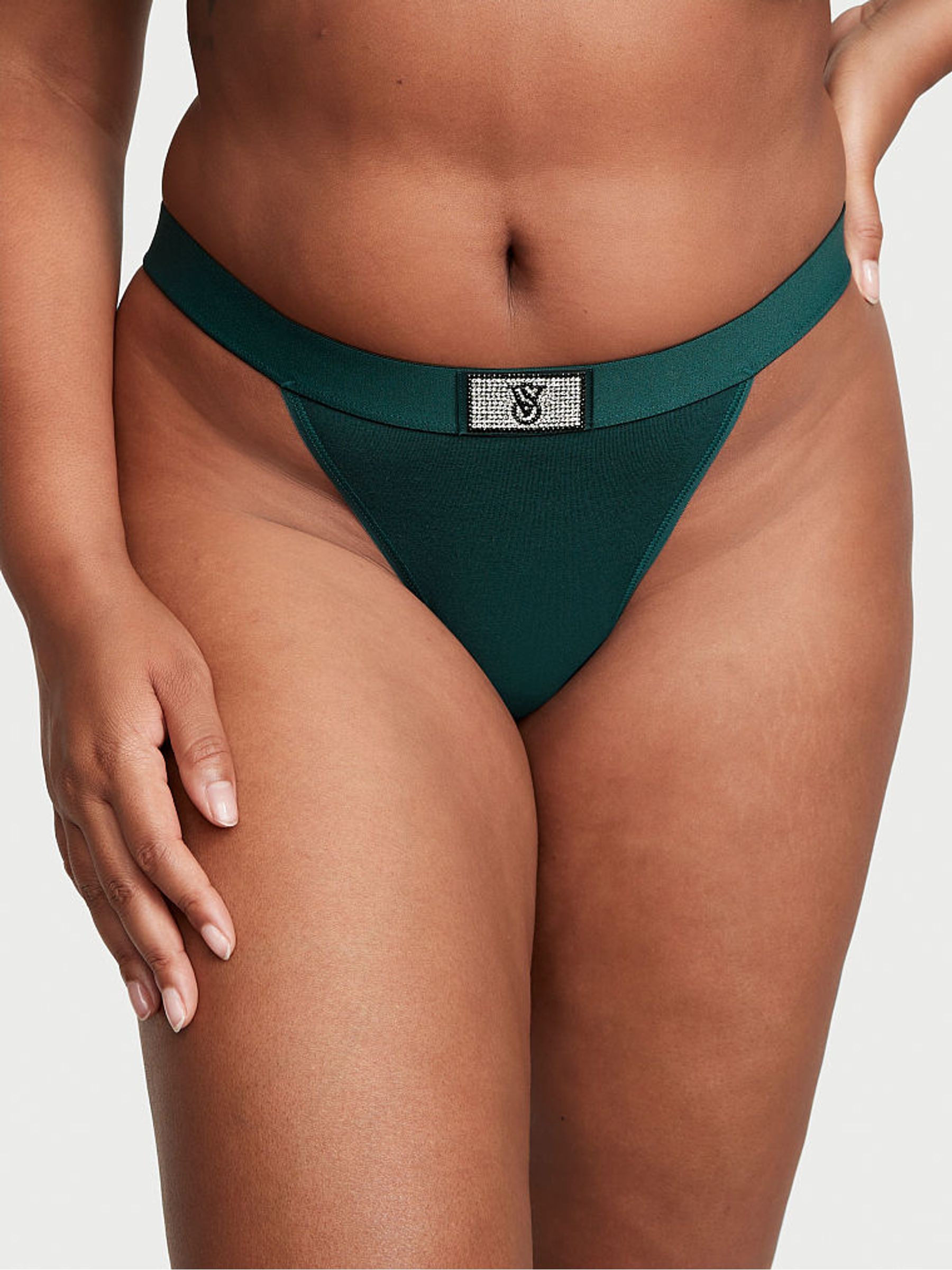 Black Ivy Green Cheeky Knickers - Image 1 of 1