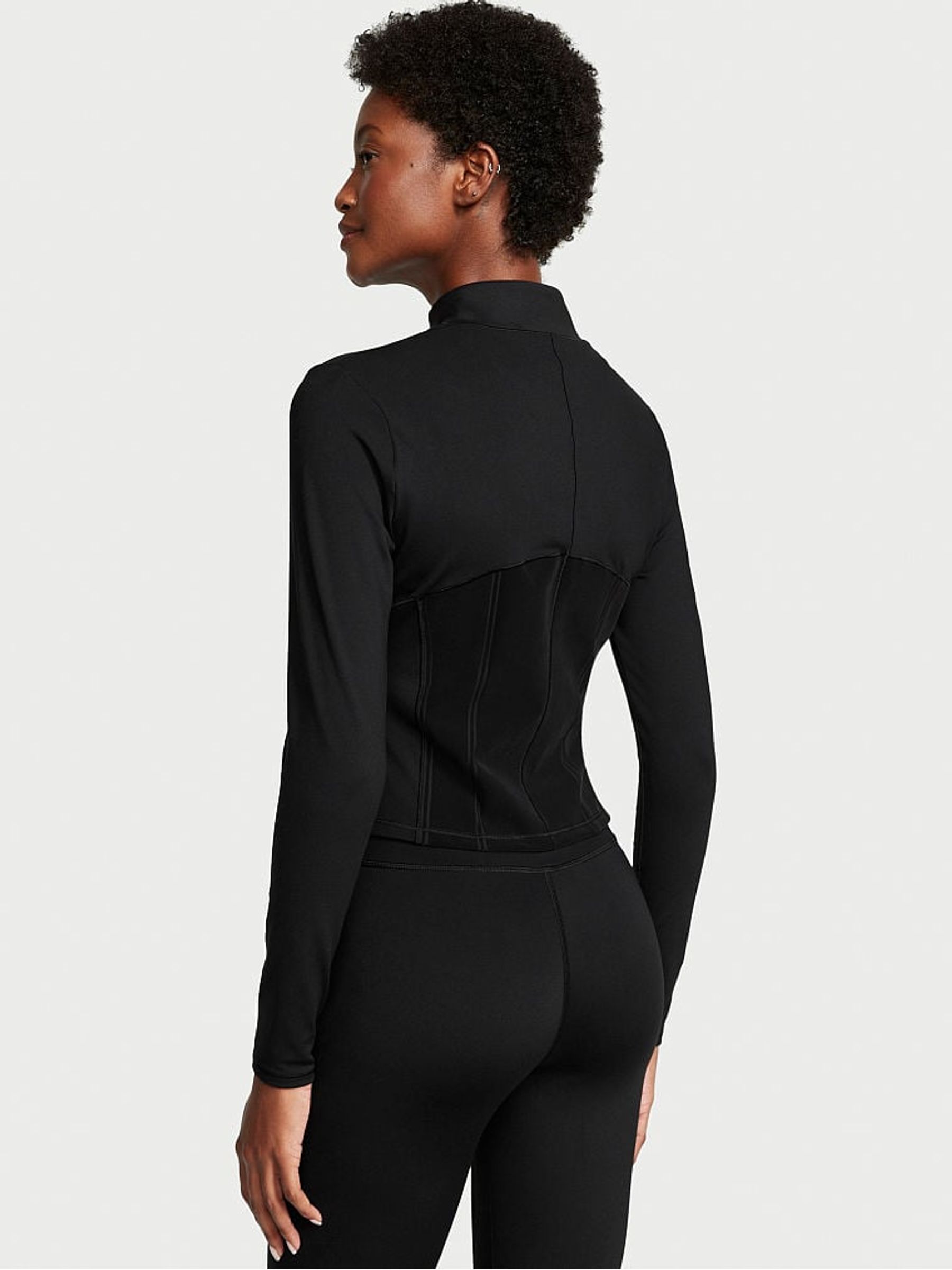 Black Full Zipped Sports Jacket - Image 2 of 3
