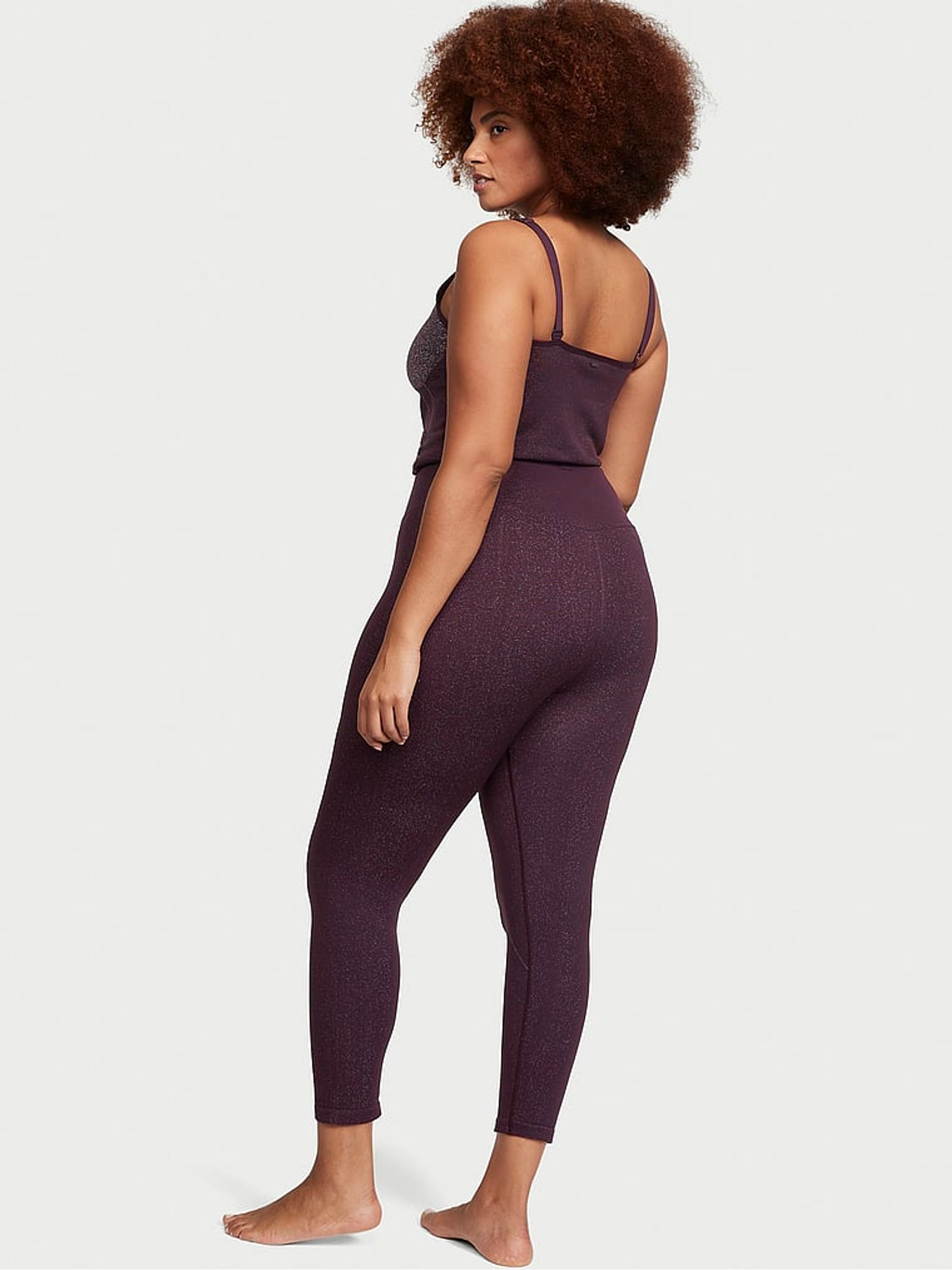 Winter Wine Purple Seamless Legging - Image 2 of 3