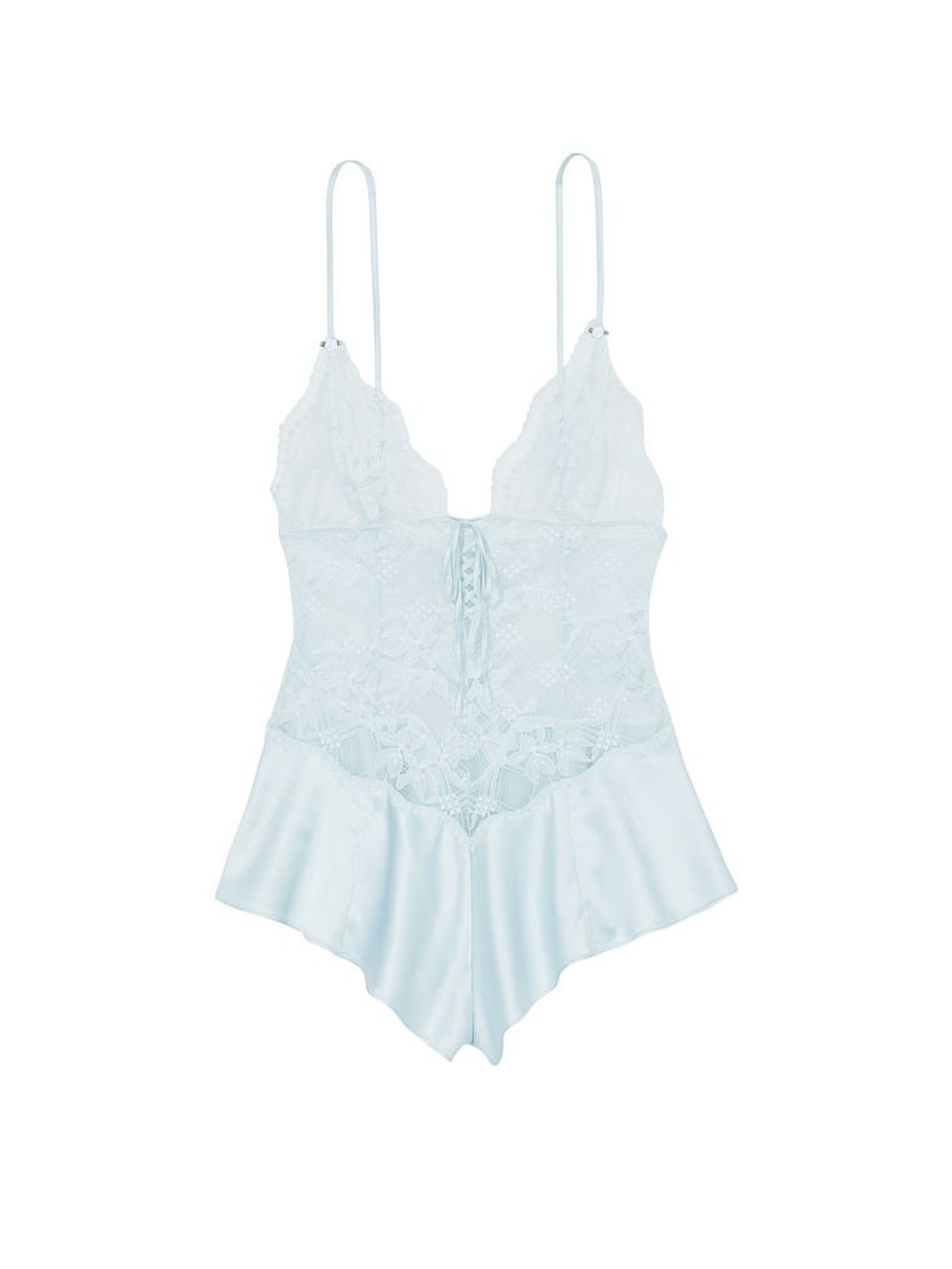 Ballad Blue Lace Rompersuit - Image 3 of 3