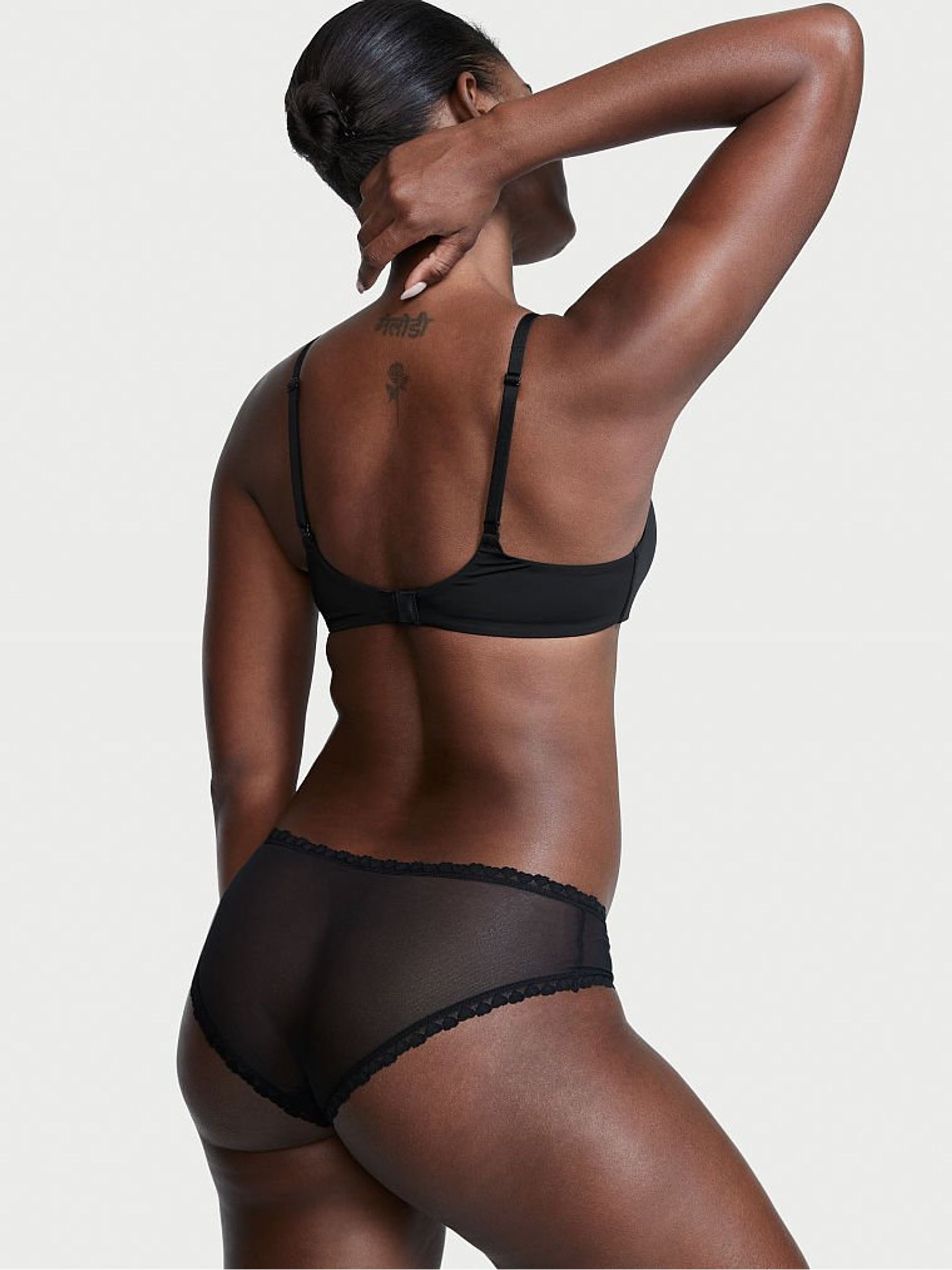 Black Lace No Show Hipster Panty - Image 2 of 3