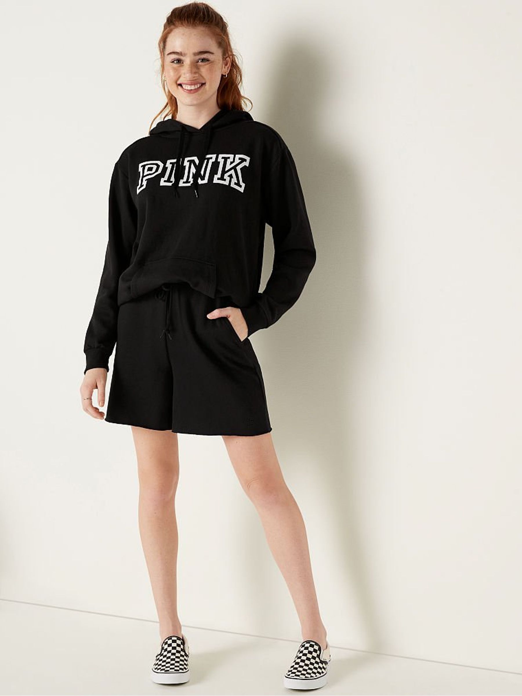 Pure Black Boyfriend Short - Image 1 of 4 Pure Black Boyfriend Short - Image 1 of 4