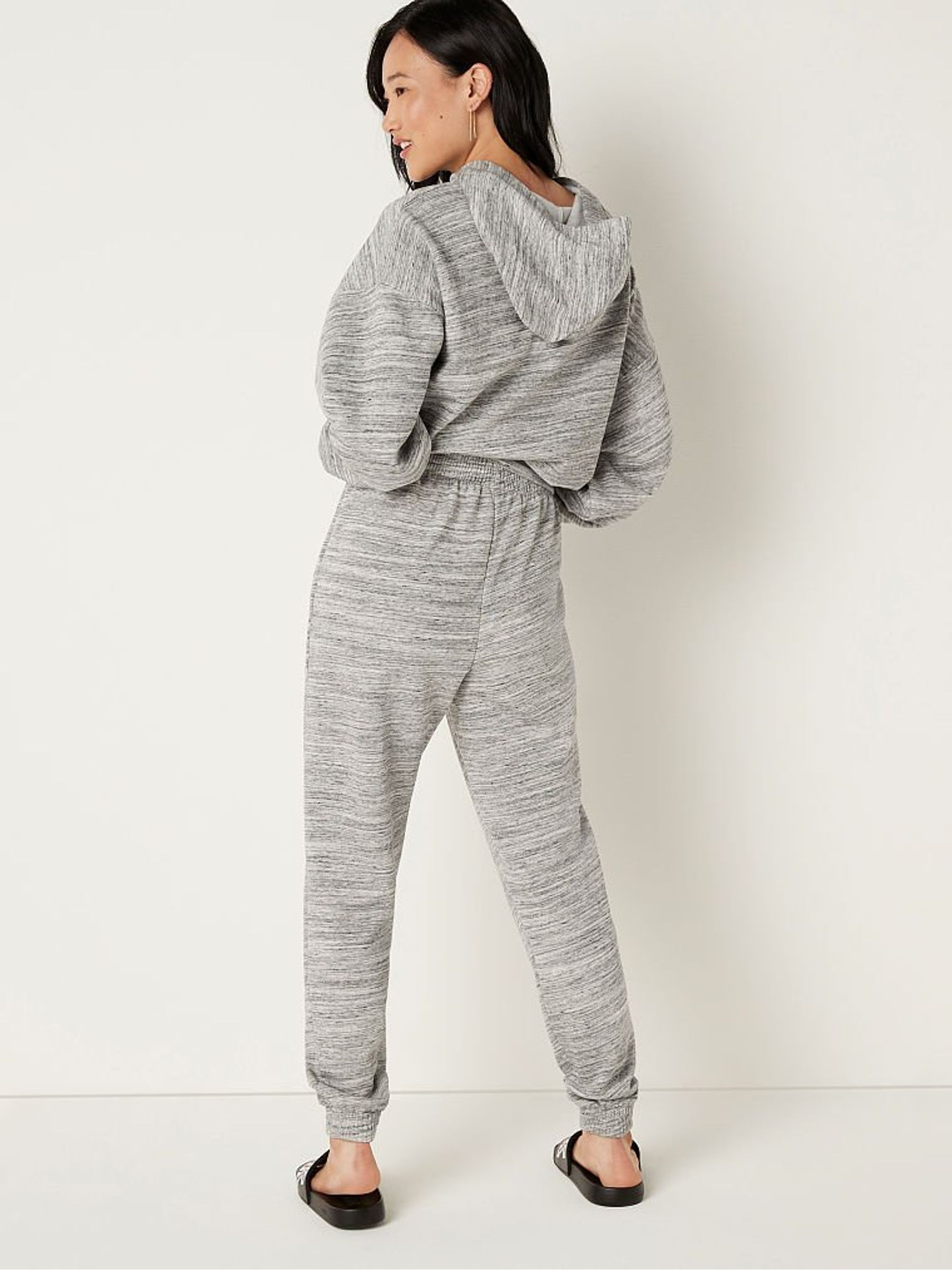 Heather White Tiger High Waist Campus Jogger - Image 2 of 4