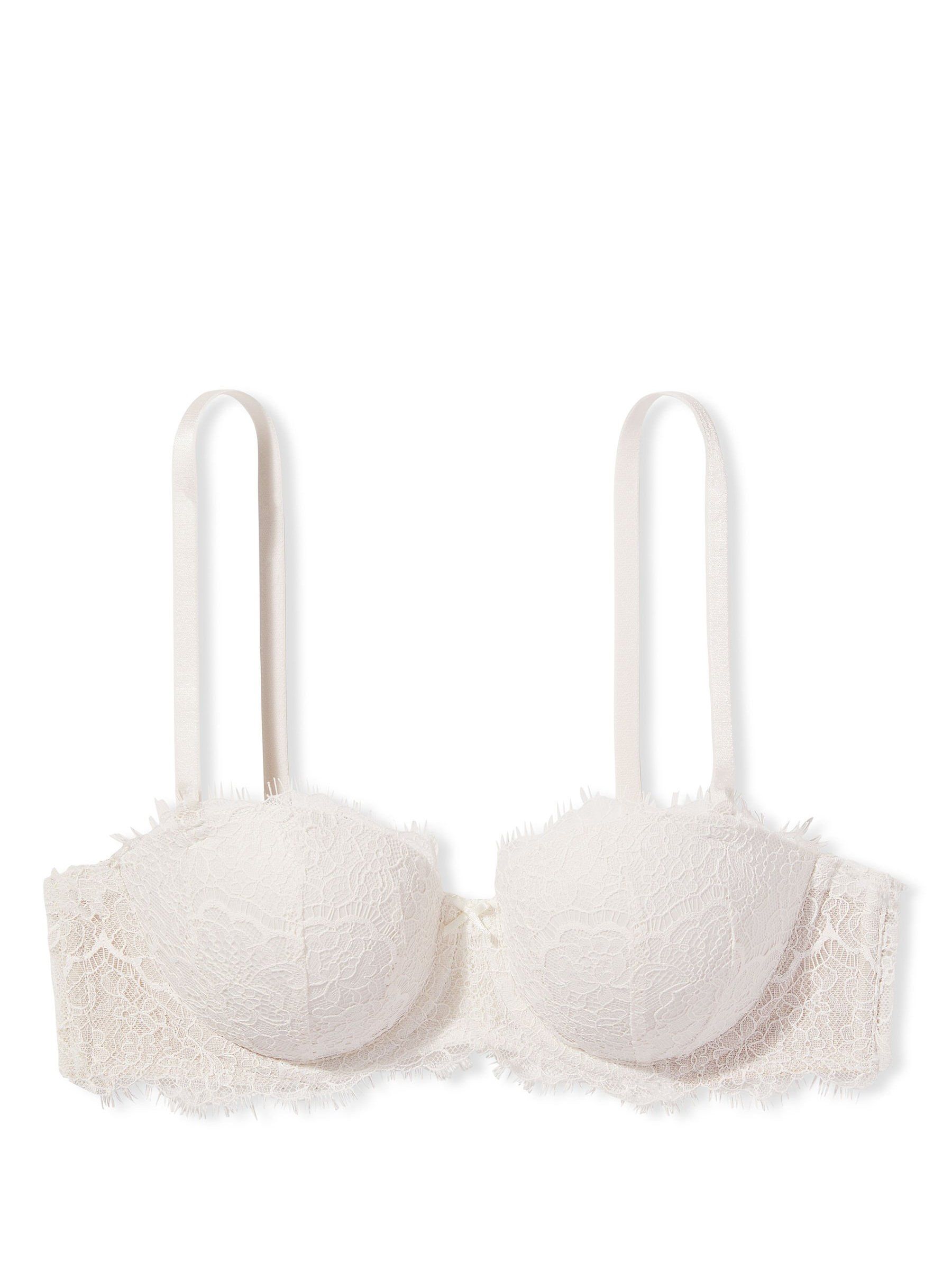 Coconut White Lace Strapless Bra - Image 3 of 3