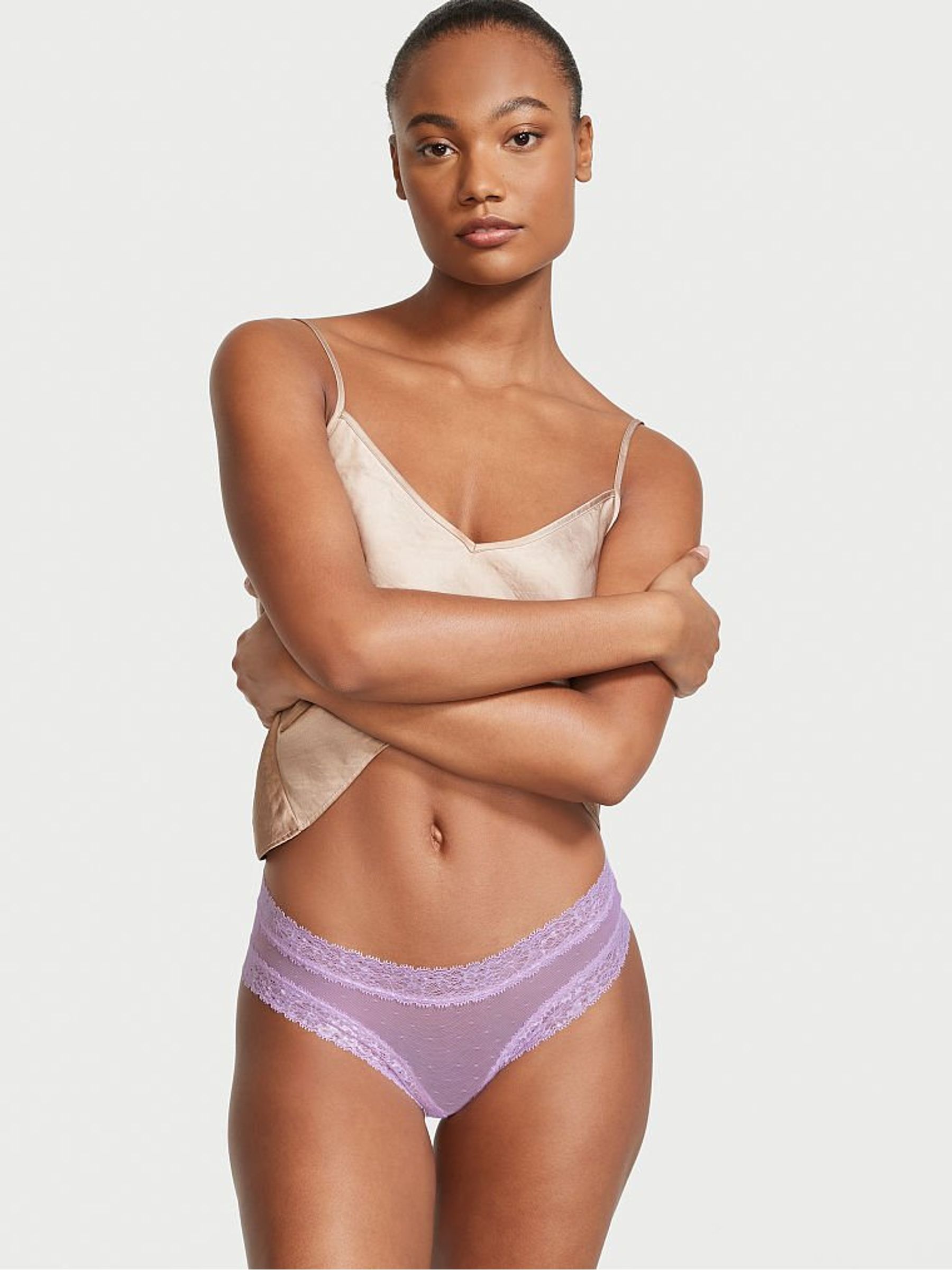 Unicorn Purple Lace Cheeky Knickers - Image 1 of 4