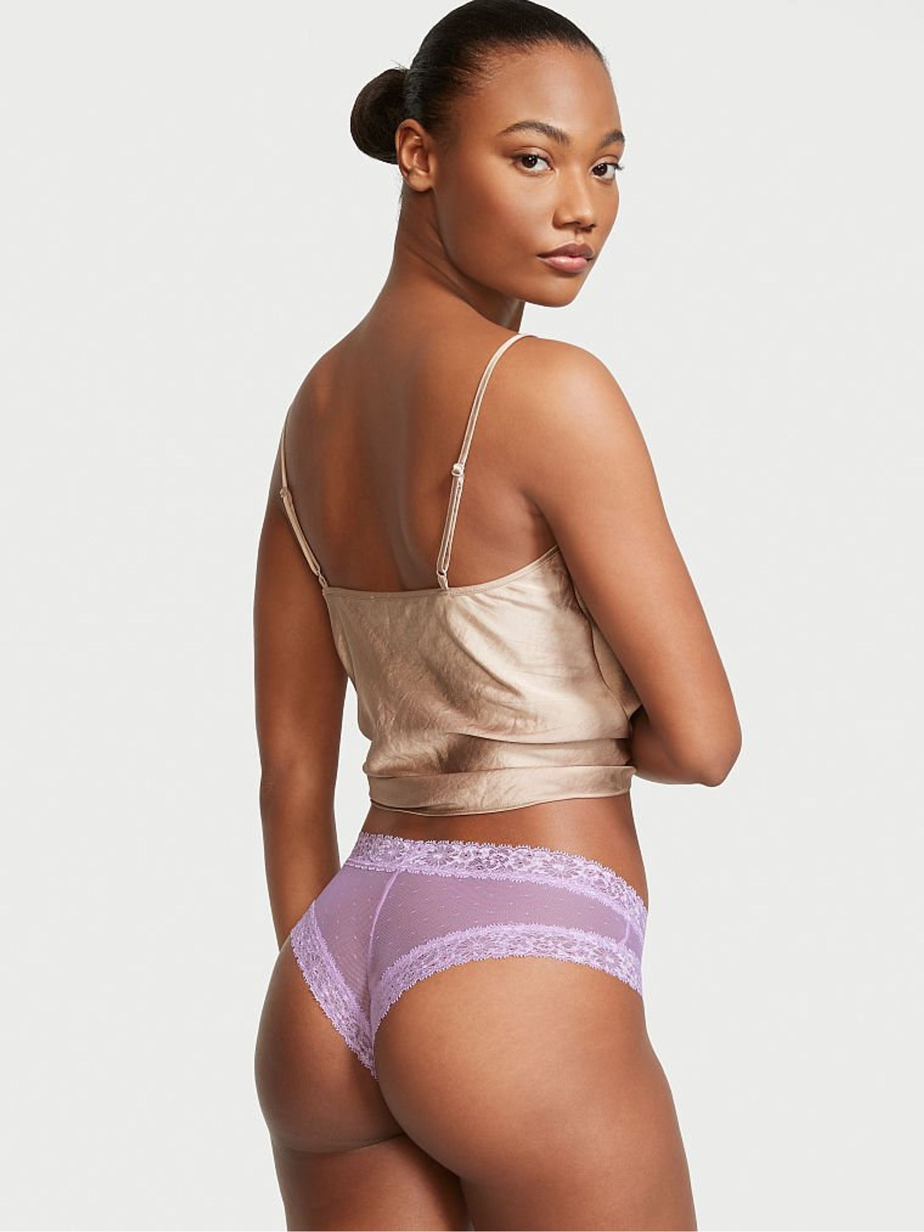 Unicorn Purple Lace Cheeky Knickers - Image 2 of 4