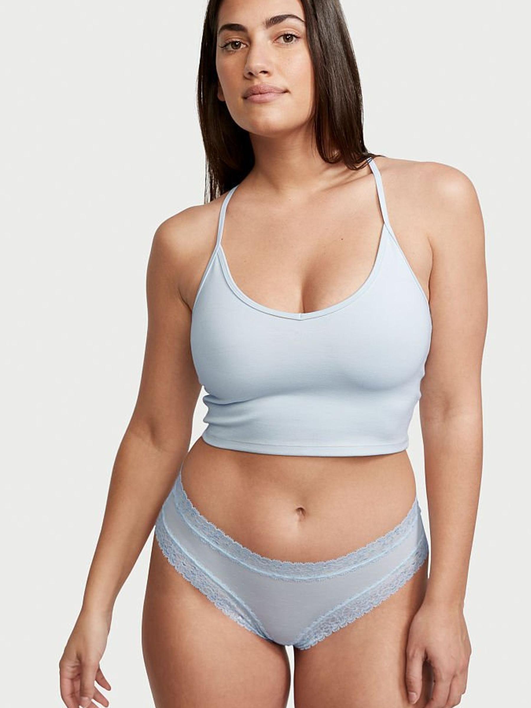 Purity Blue Lace Cheeky Knickers - Image 1 of 3