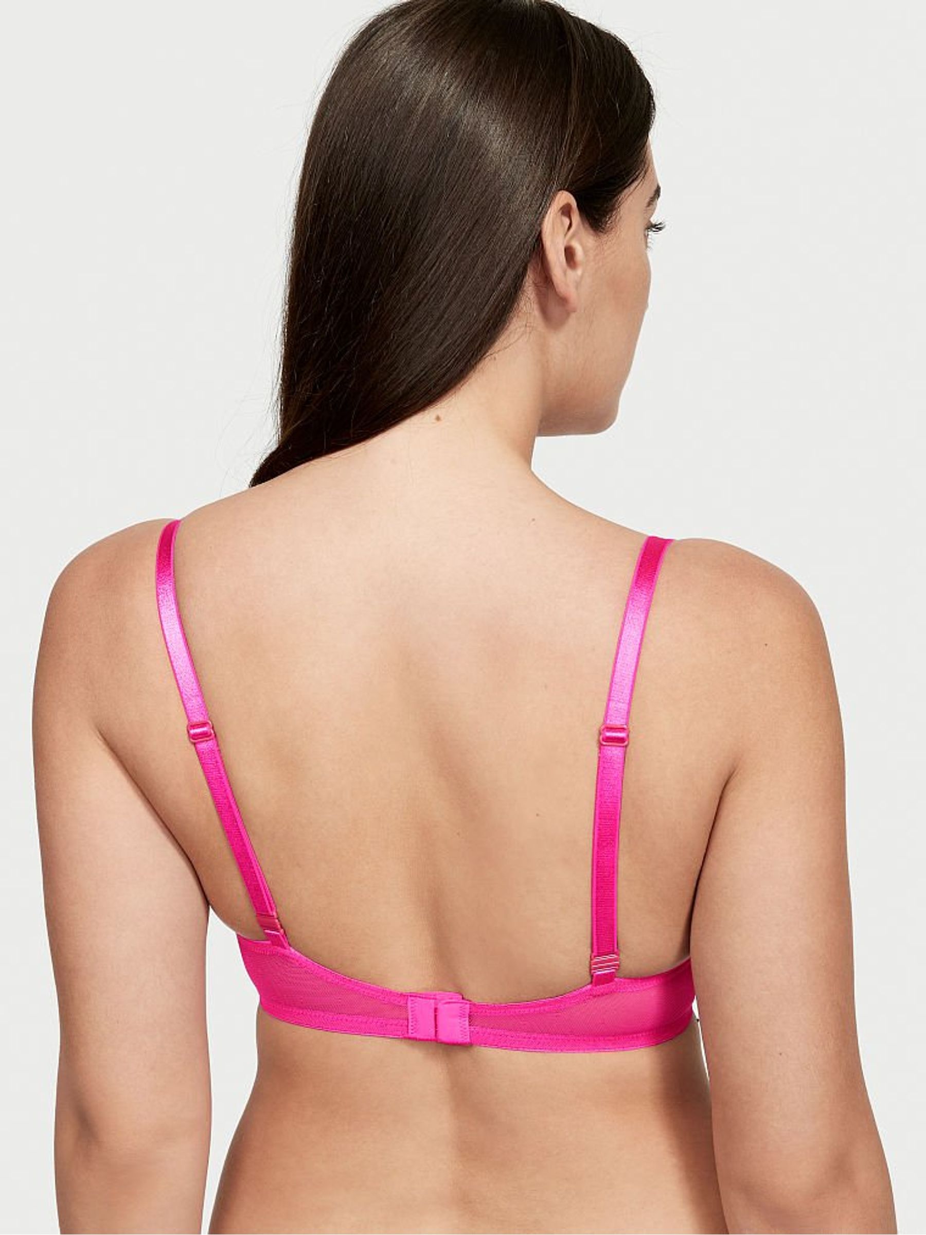 Pink Fever Lace Push Up T-Shirt Bra - Image 2 of 4