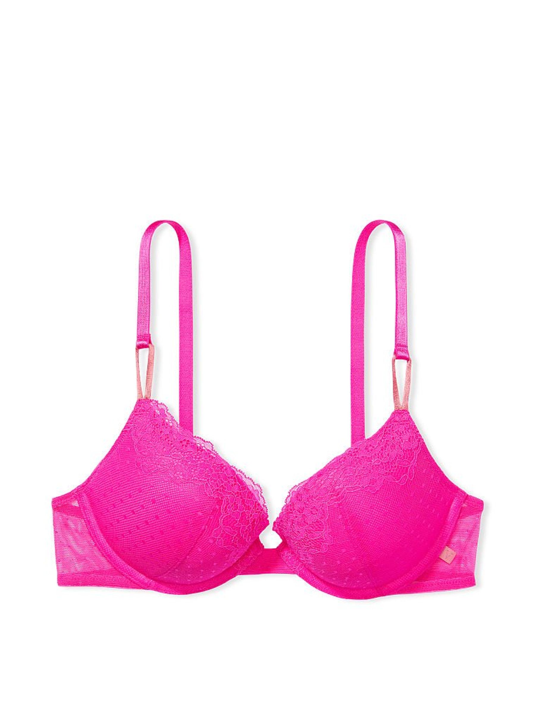 Pink Fever Lace Push Up T-Shirt Bra - Image 4 of 4