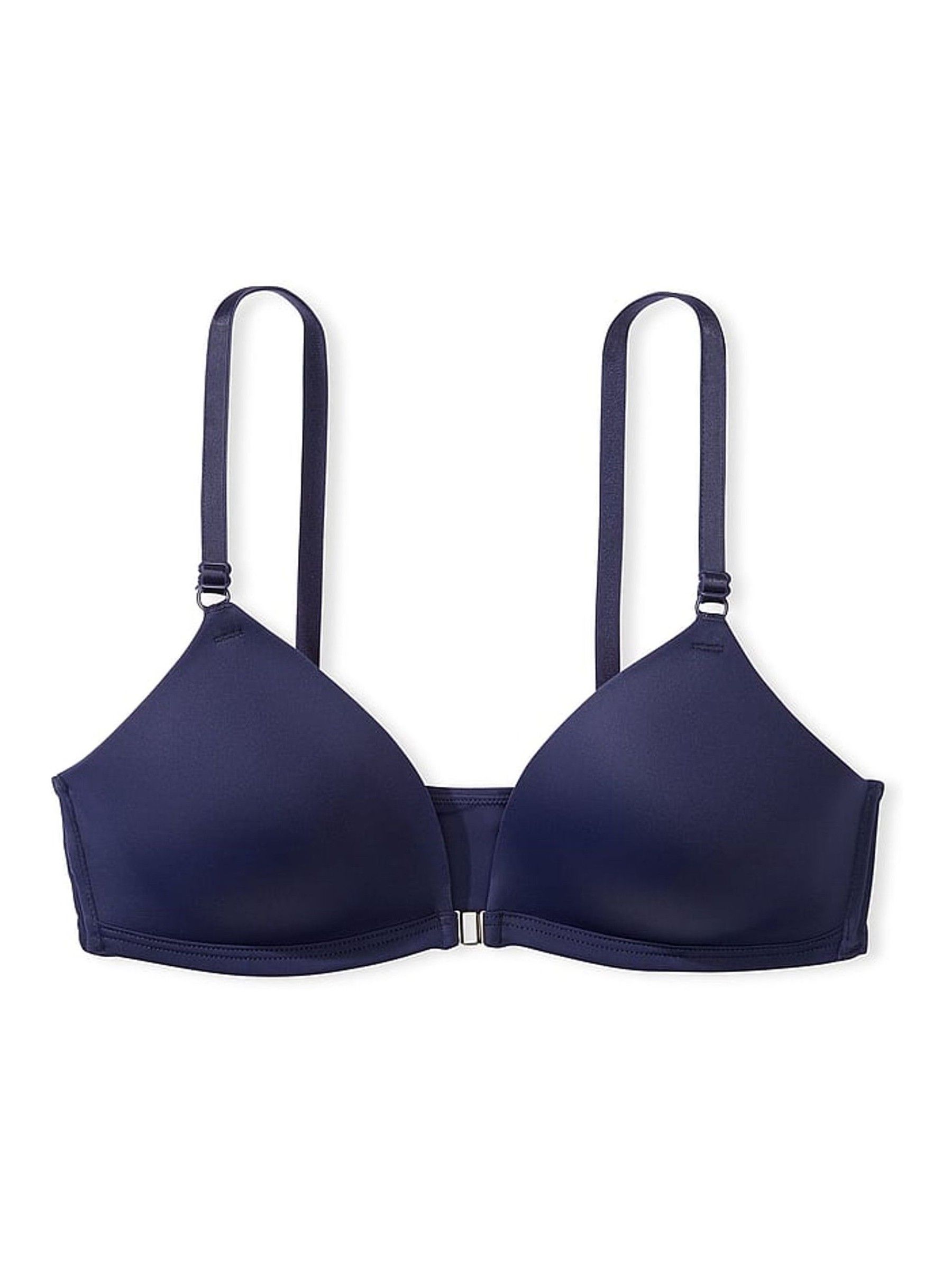 Blue Midnight Navy Non Wired Lightly Lined Front Close Bra - Image 1 of 2