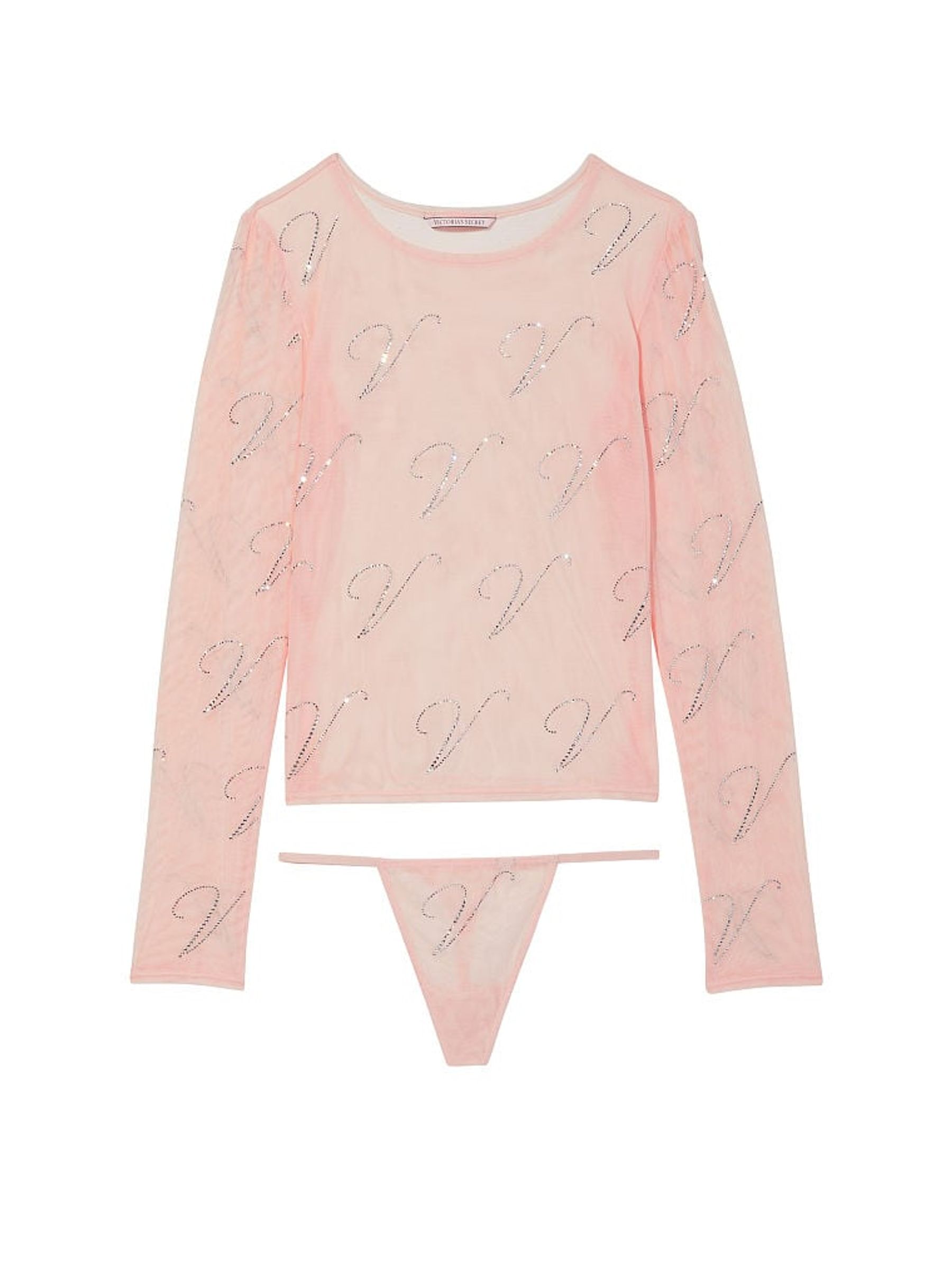 Purest Pink Shine Logo Pyjamas Gift Set - Image 3 of 3