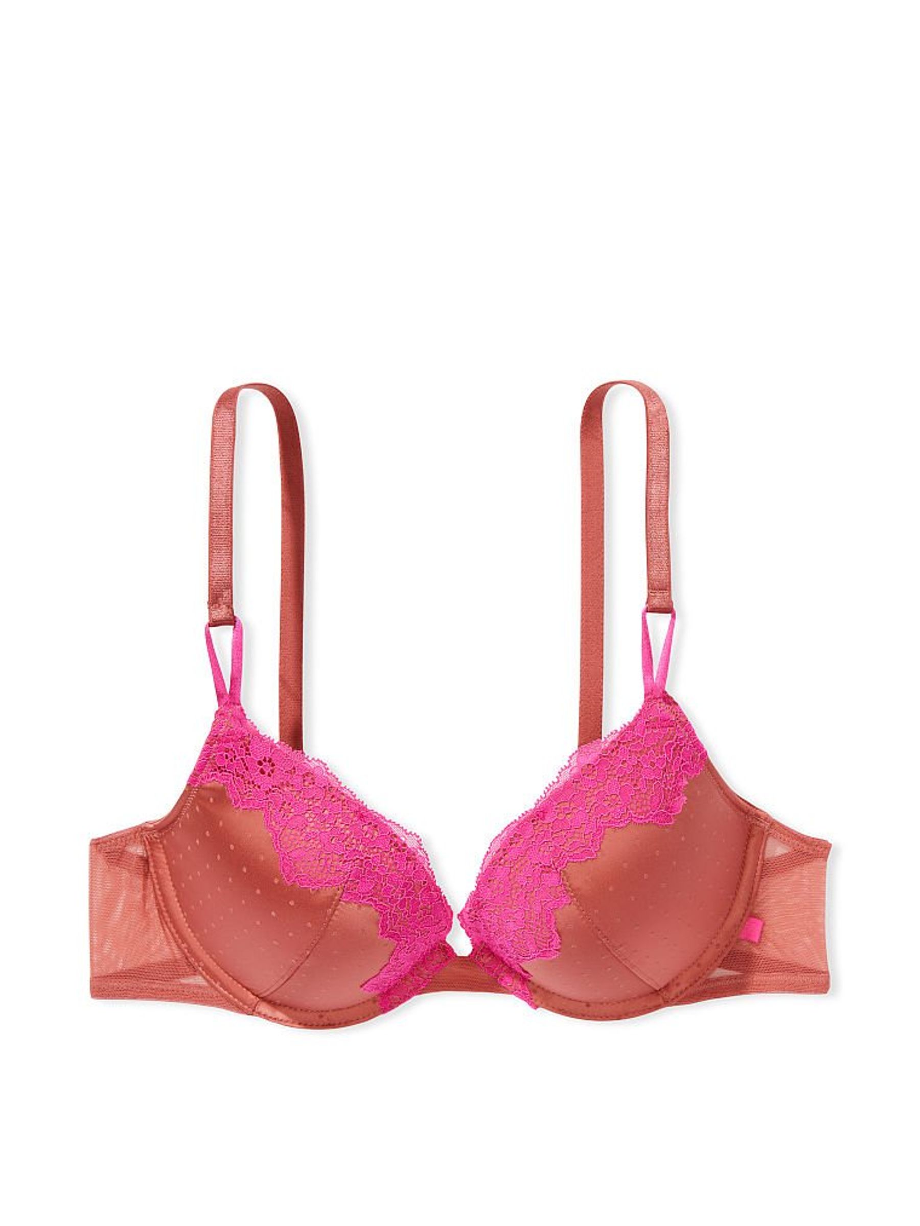 Canyon Rose Sexy Tee Lace Trim PushUp Bra - Image 3 of 3