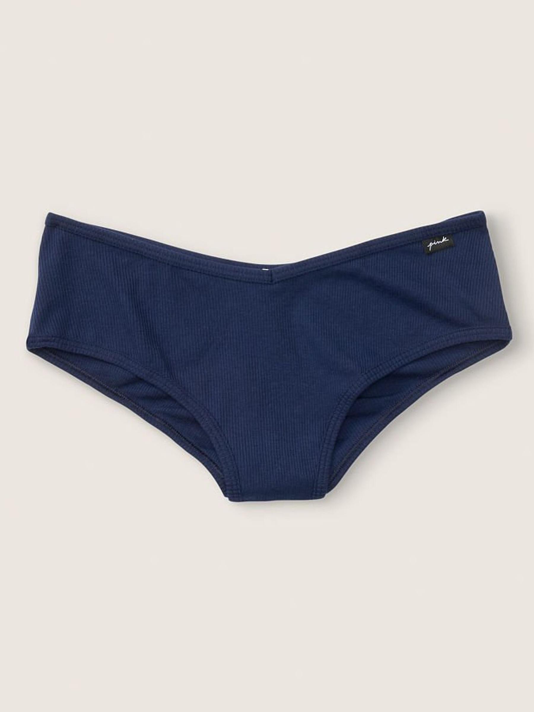 Ensign Navy Blue Cotton Cheeky Knickers - Image 1 of 1 Ensign Navy Blue Cotton Cheeky Knickers - Image 1 of 1