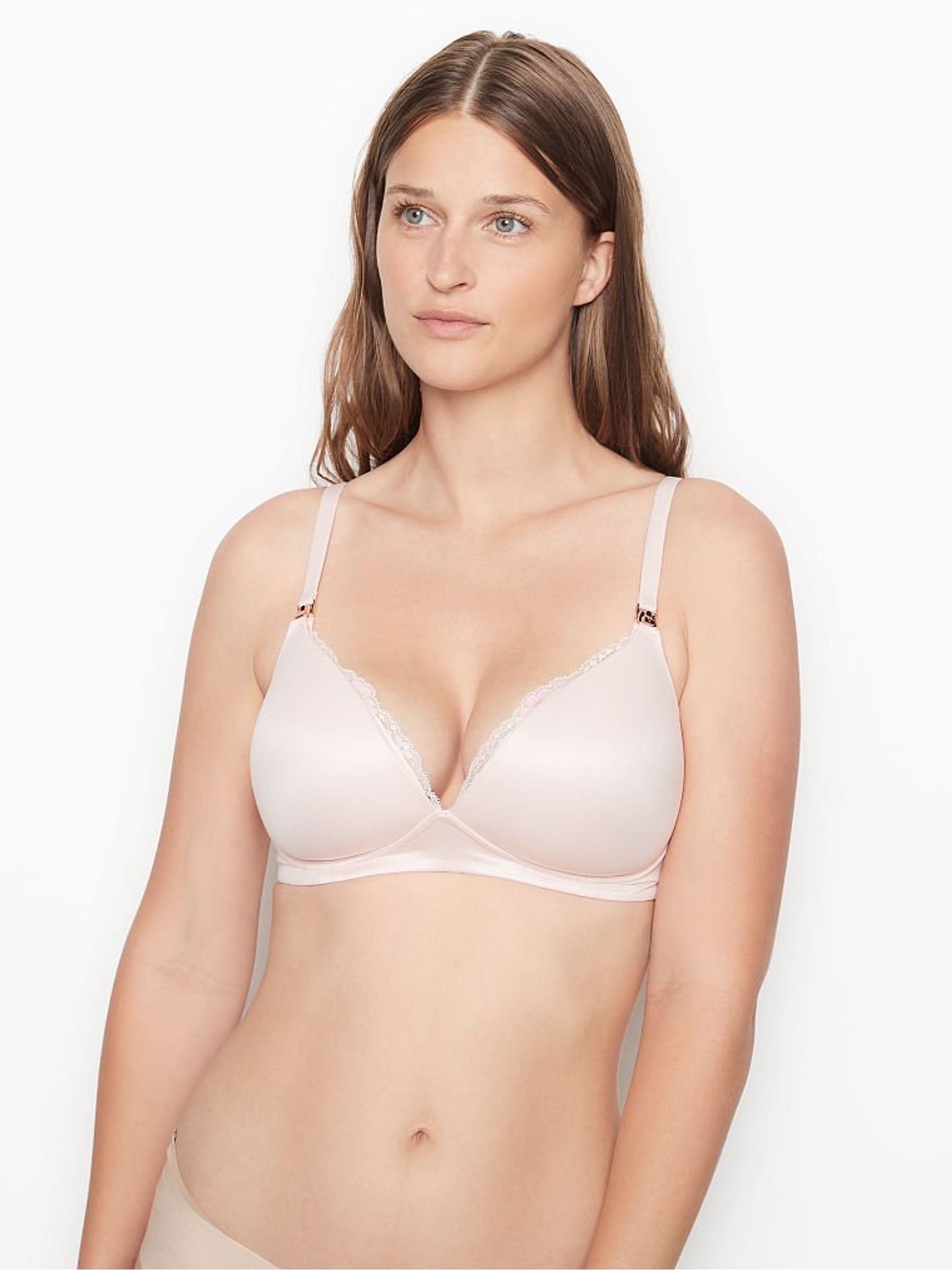 Champagne XDYE Nude Smooth Lightly Lined Non Wired Nursing Bra - Image 1 of 4
