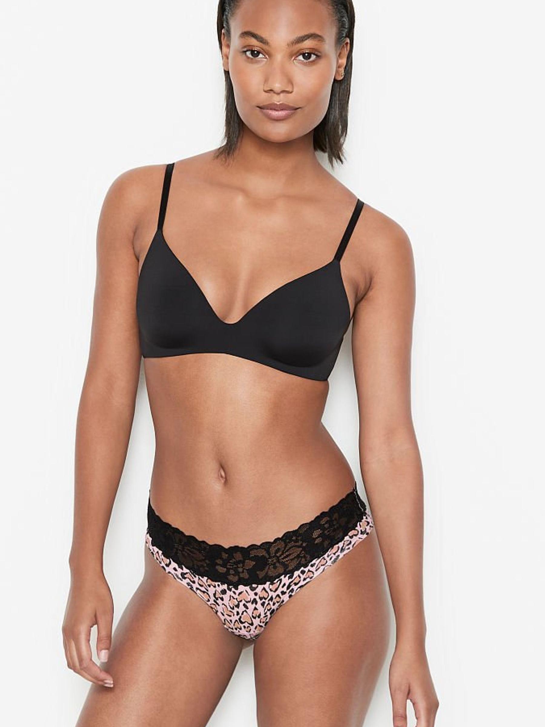 Pink Fizz Heart Leopard Lace Waist Hipster Knickers - Image 1 of 3