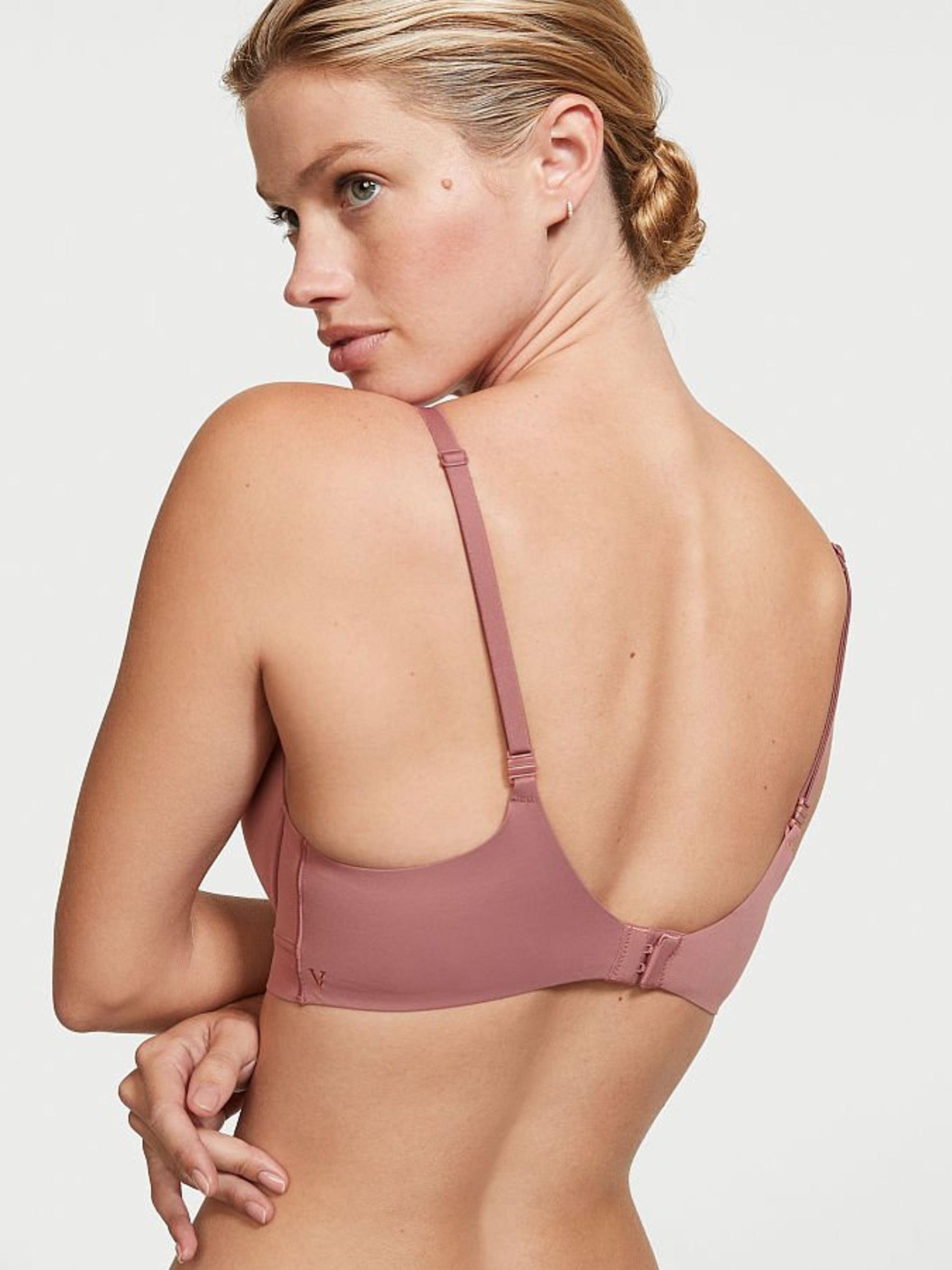 Vintage Rose Pink Smooth Non Wired Push Up Bra - Image 2 of 3