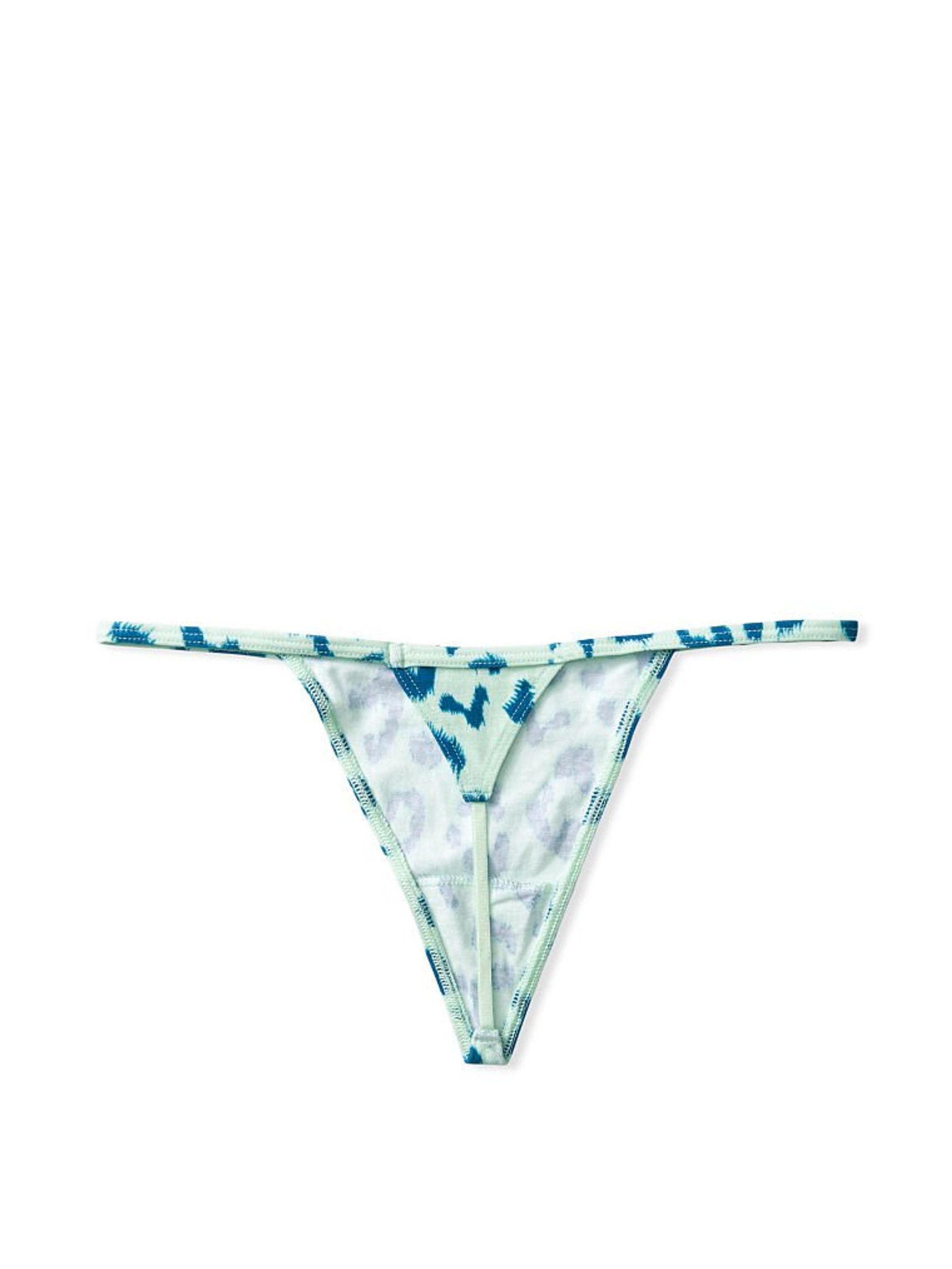 Misty Jade Cheetah Stretch Cotton G String Panty - Image 4 of 4