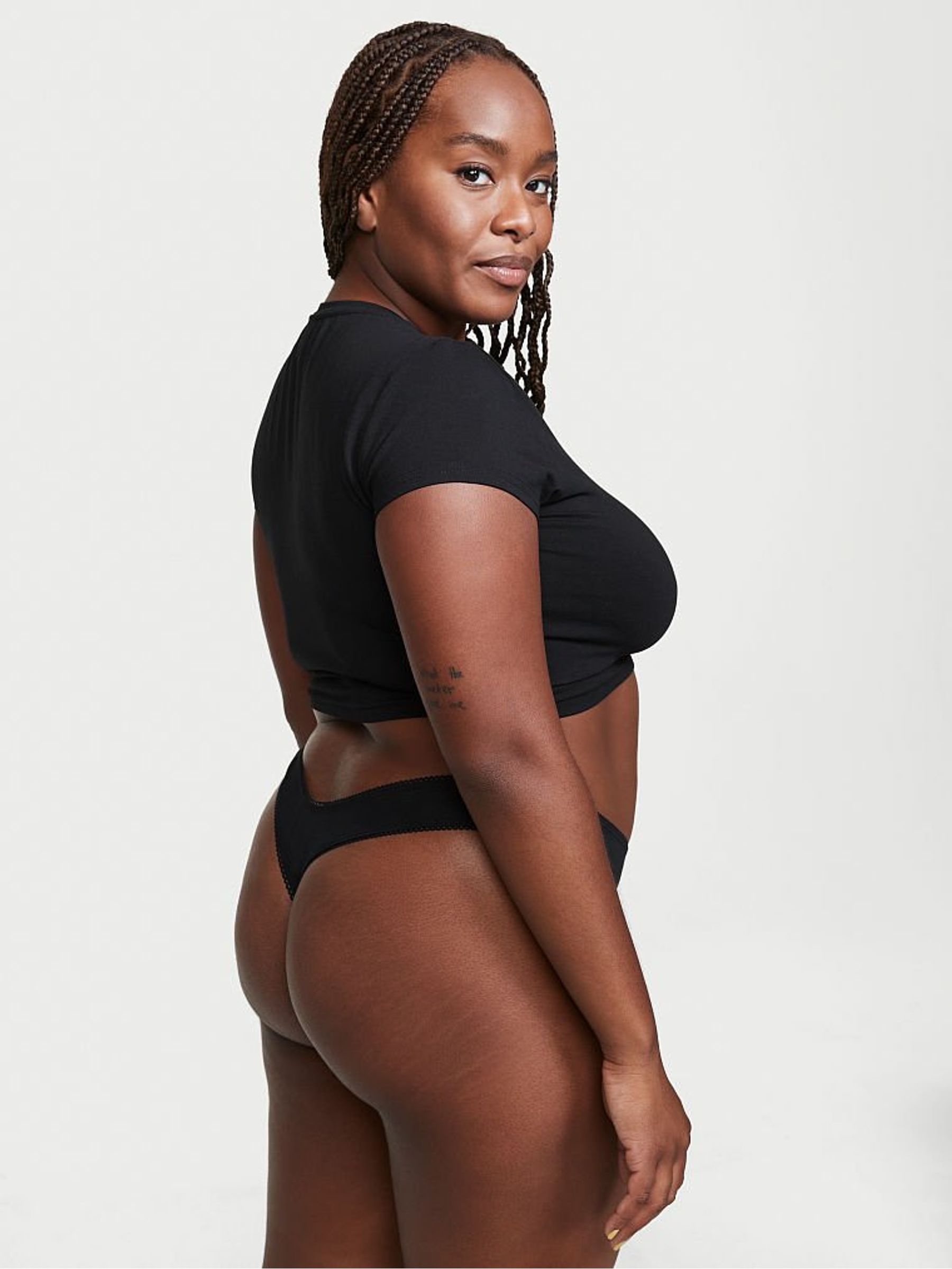 Black Thong Knickers - Image 2 of 4