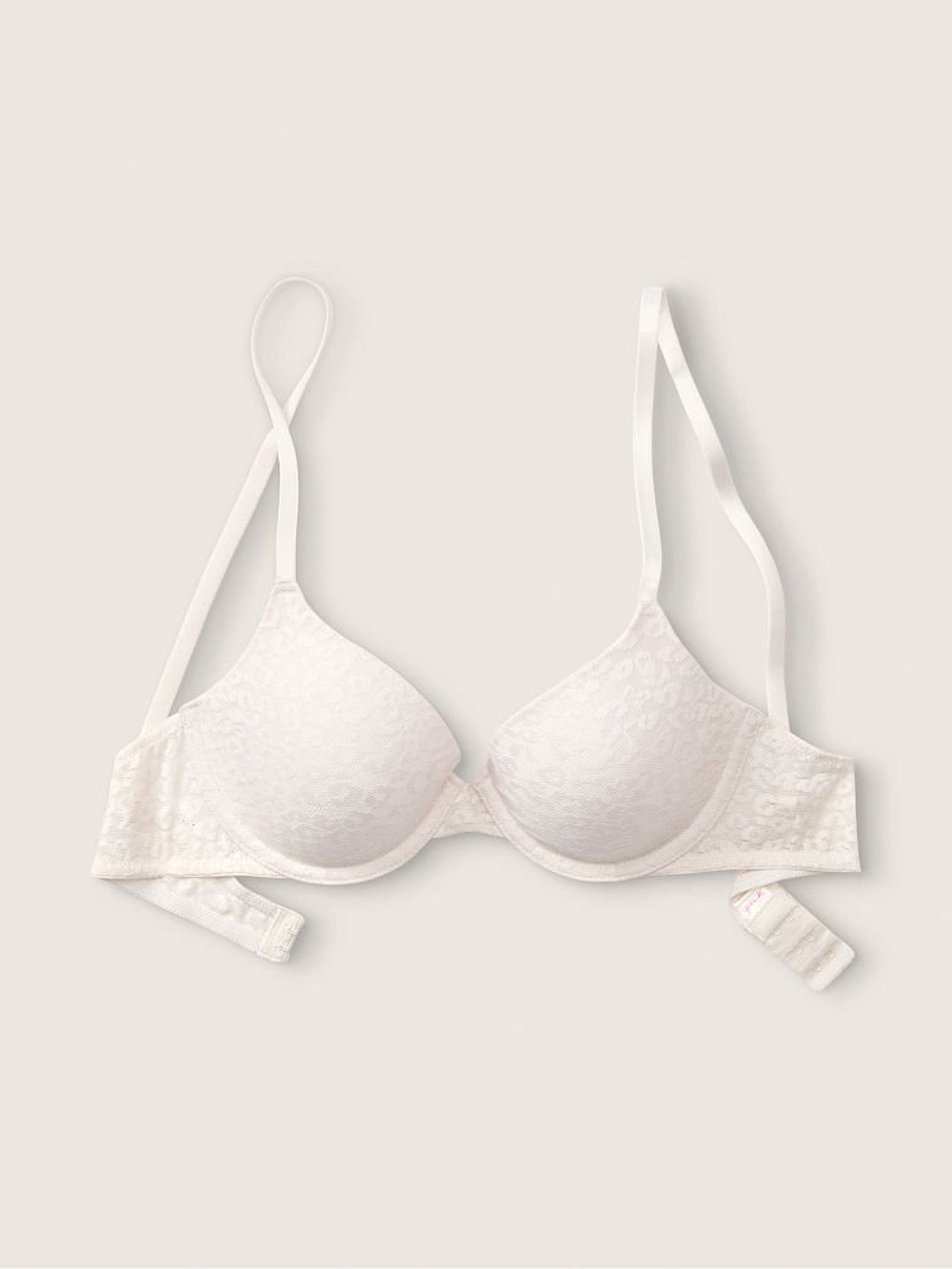 Coconut White Lace Lightly Lined T-Shirt Bra - Image 3 of 4