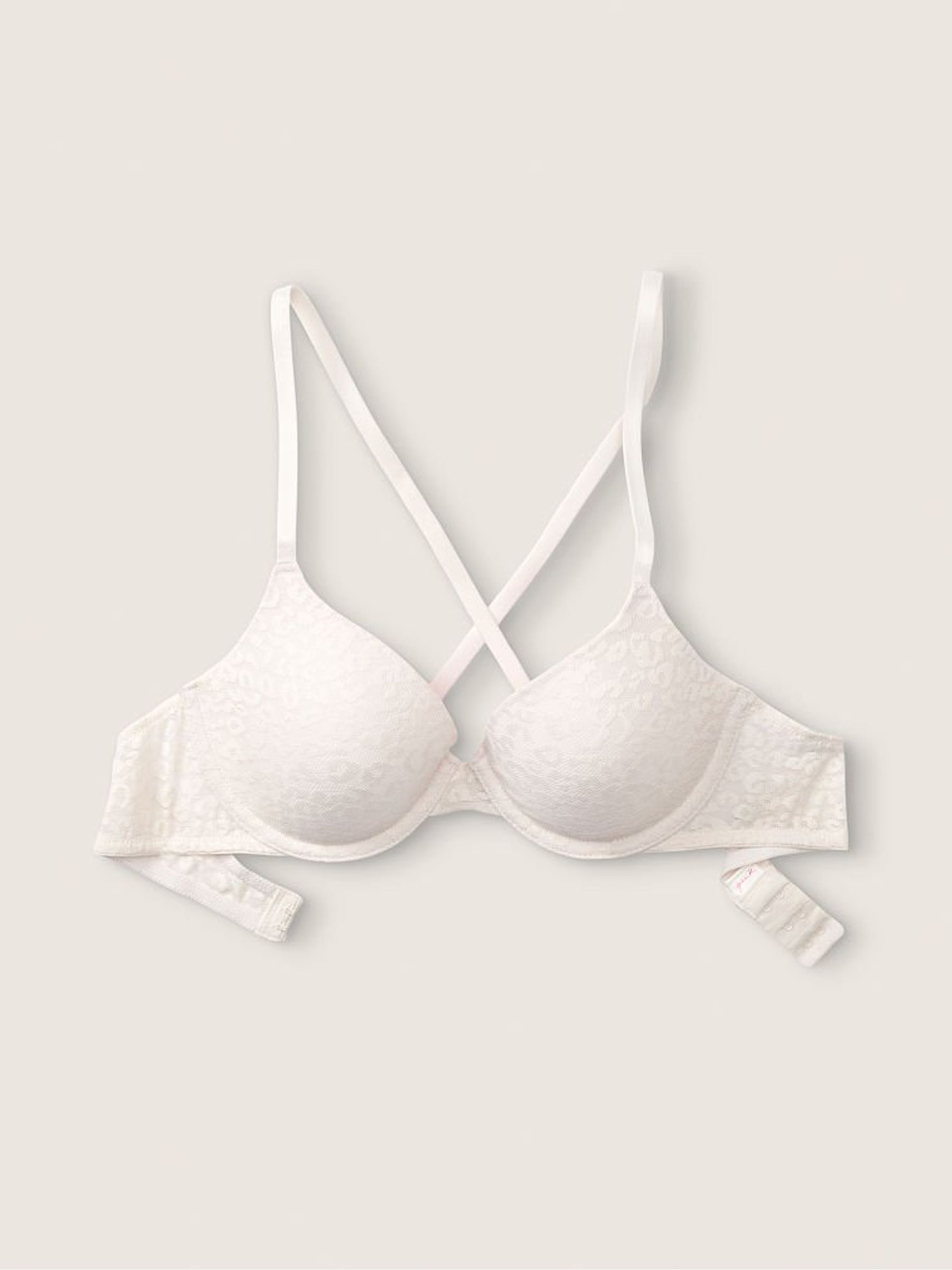 Coconut White Lace Lightly Lined T-Shirt Bra - Image 4 of 4