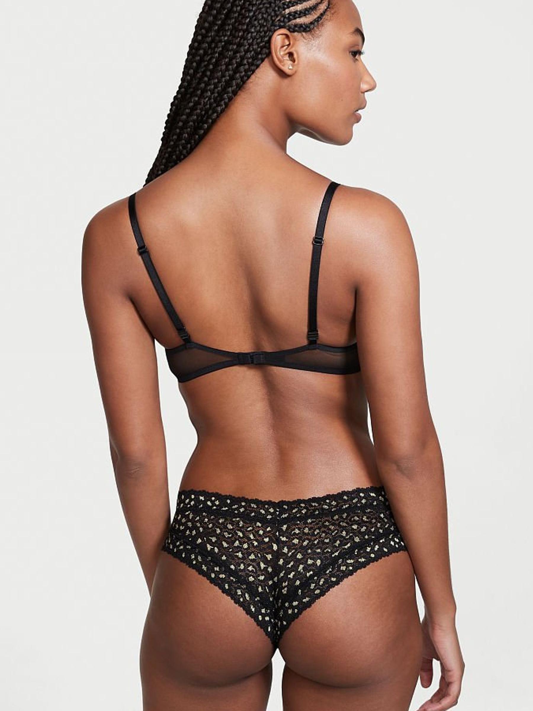 Black Lace Cheeky Panty - Image 2 of 3